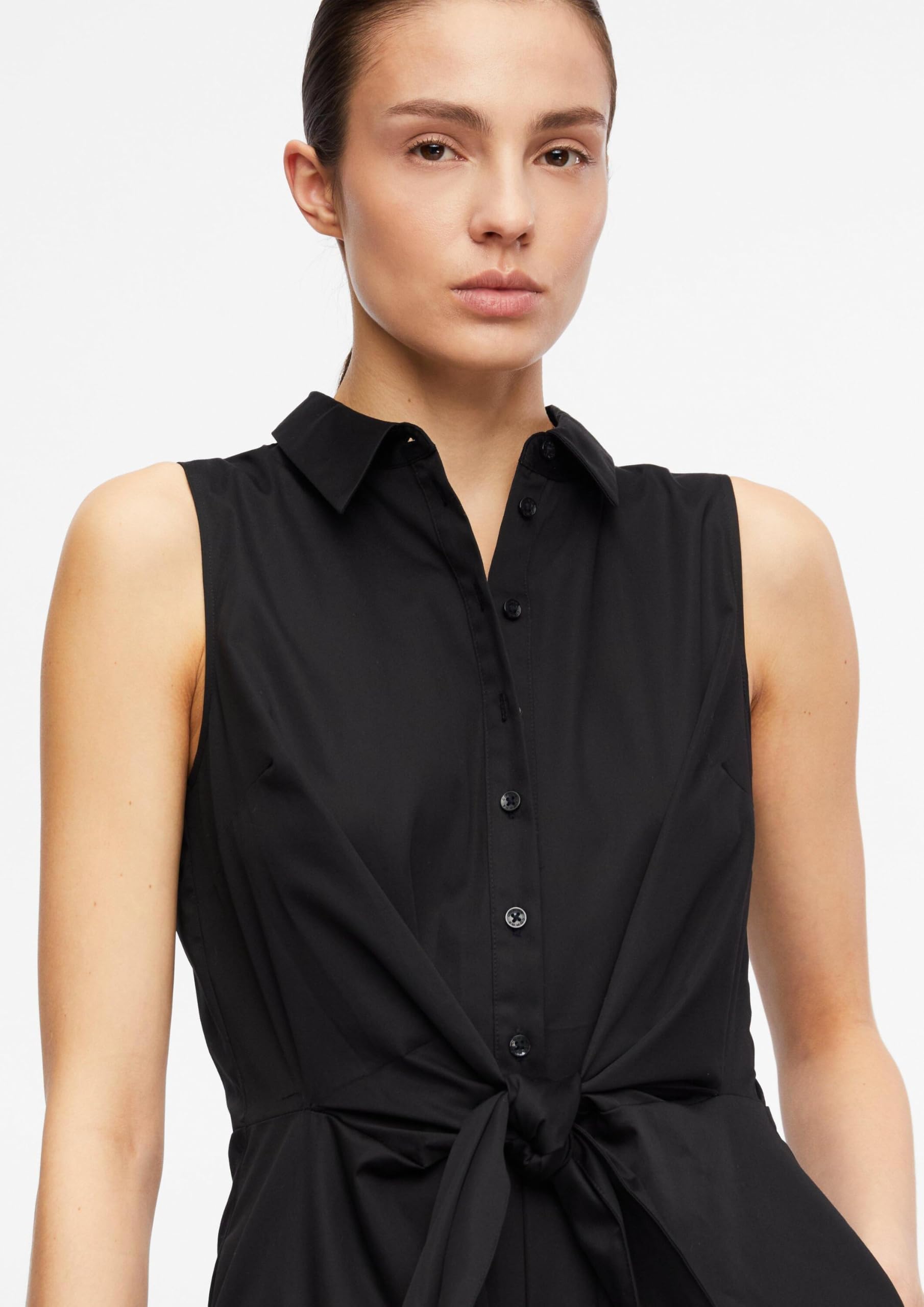 comma-kleid-a-linie-gr-34-schwarz-damen-minikleid-tailliert image 4