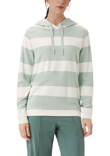 comma-sweatshirt-hoodie-damen-salbeigr-n-jersey-mit-kapuze image 8