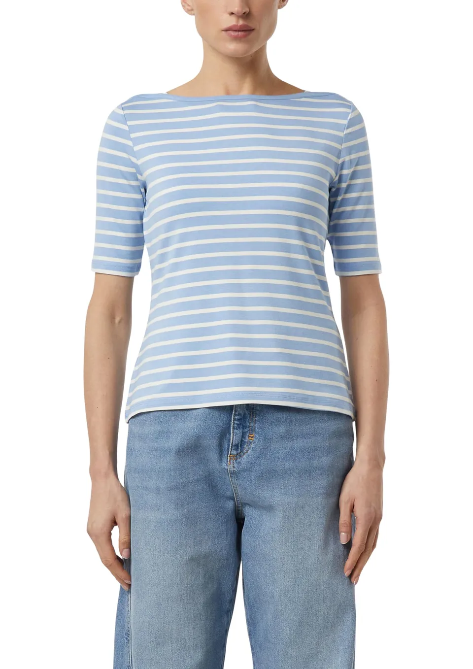 comma-t-shirt-jersey-slim-fit-arktisblau-gr-40 image 1