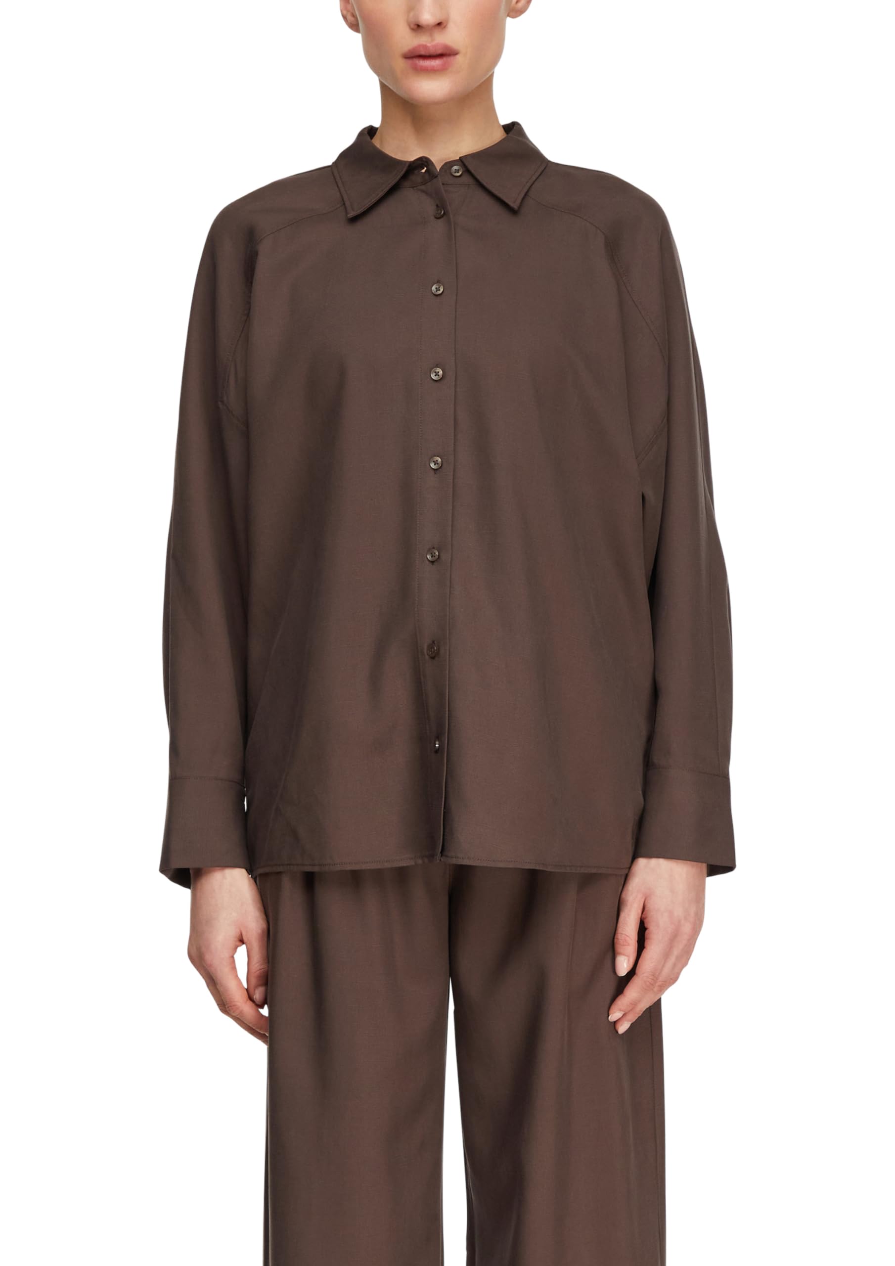 comma-blouses-bluse-gr-36-oversize-lyocell-leinen image 1