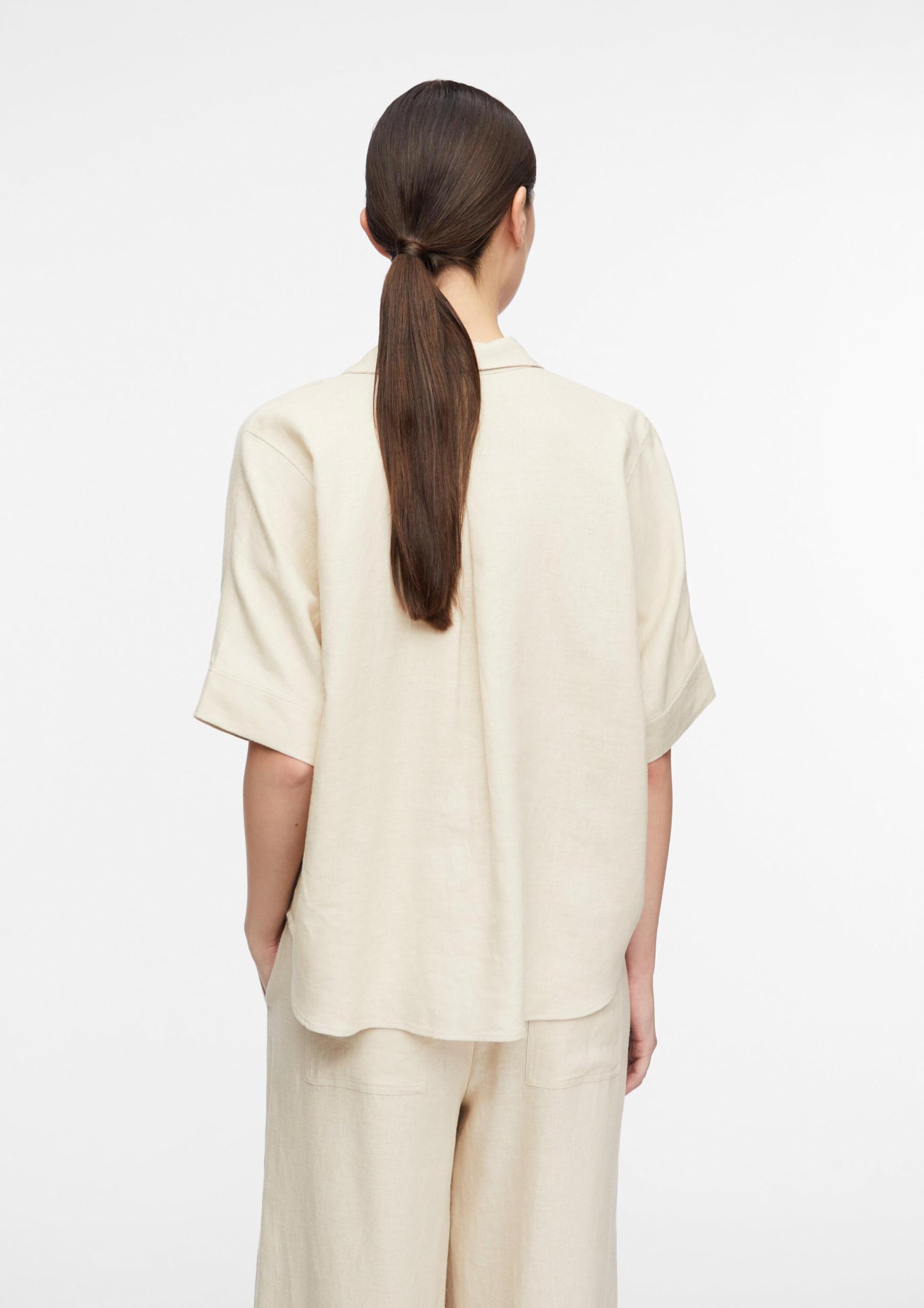 comma-bluse-oversize-beige-gr-34-leinenmix image 7