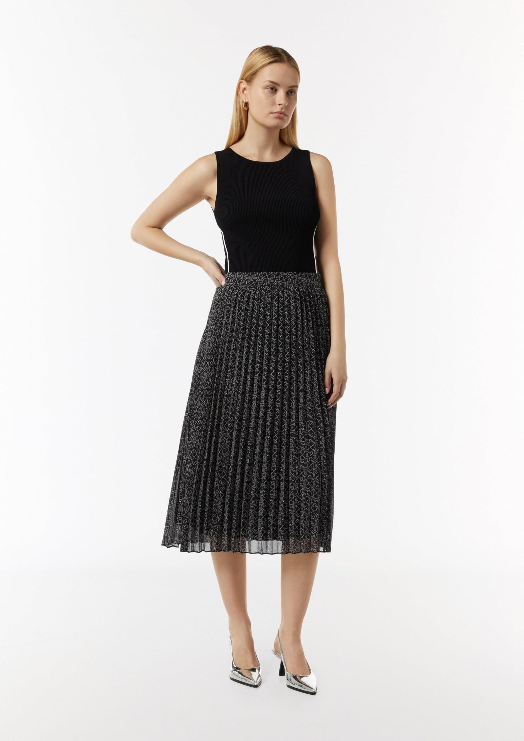 comma-skirts-plisseerock-2155806-gr-38-schwarz image 6