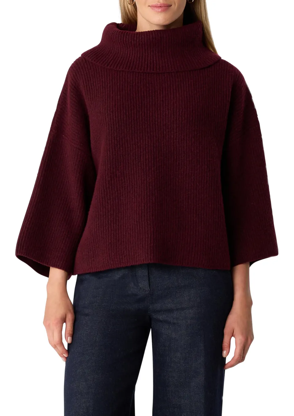 comma-ponchos-2173390-poncho-wasserfallkragen image 1
