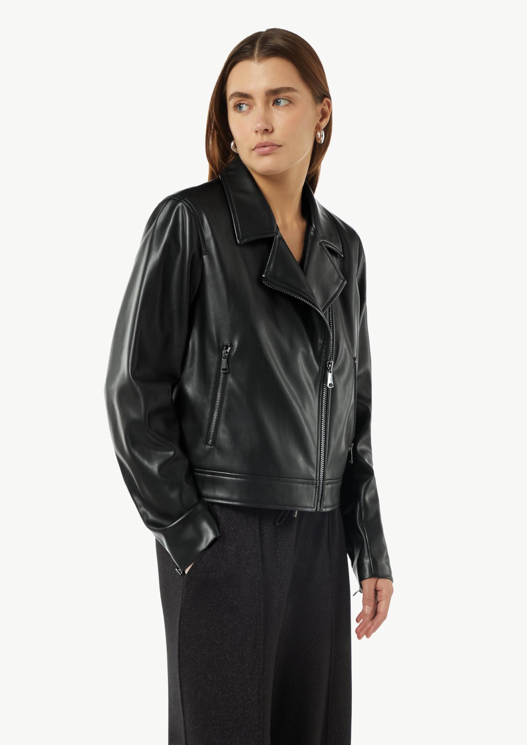 comma-bikerjacke-lederimitat-jacke-gr-e-42-schwarz image 6
