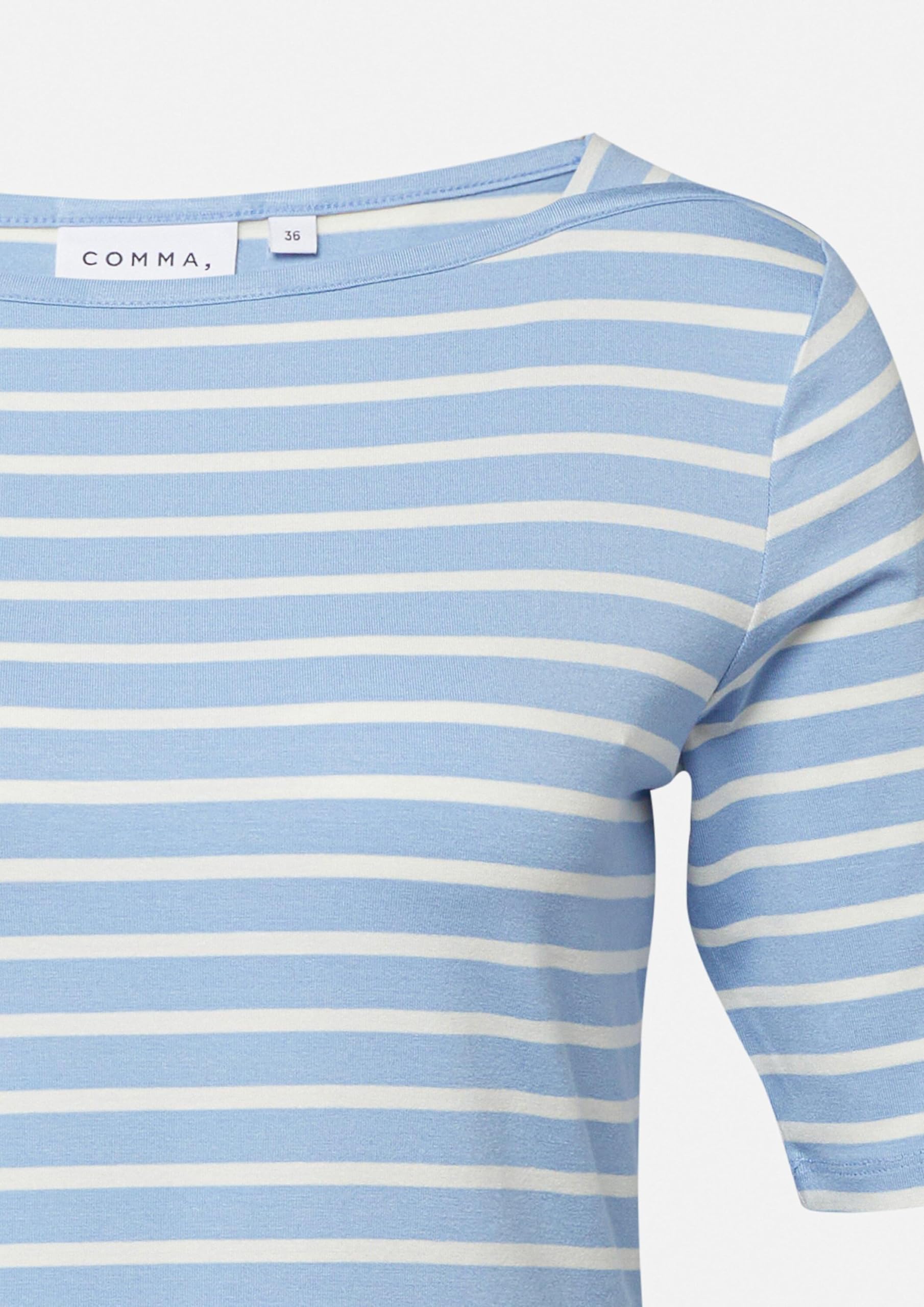comma-t-shirt-jersey-slim-fit-arktisblau-gr-40 image 5