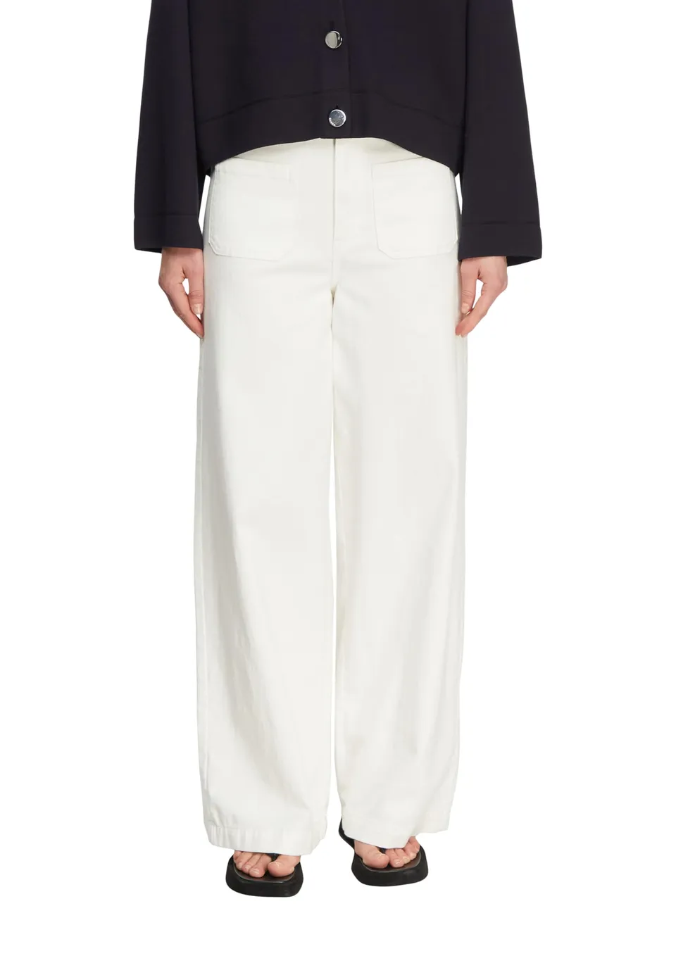 comma-wide-leg-jeans-aufgesetzte-taschen-gr-e-38 image 1