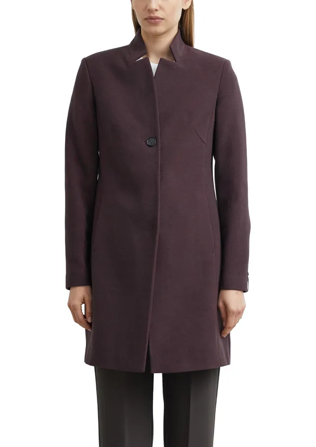 comma-coats-blazer-mantel-tailliert-gr-42-stehkragen image 1