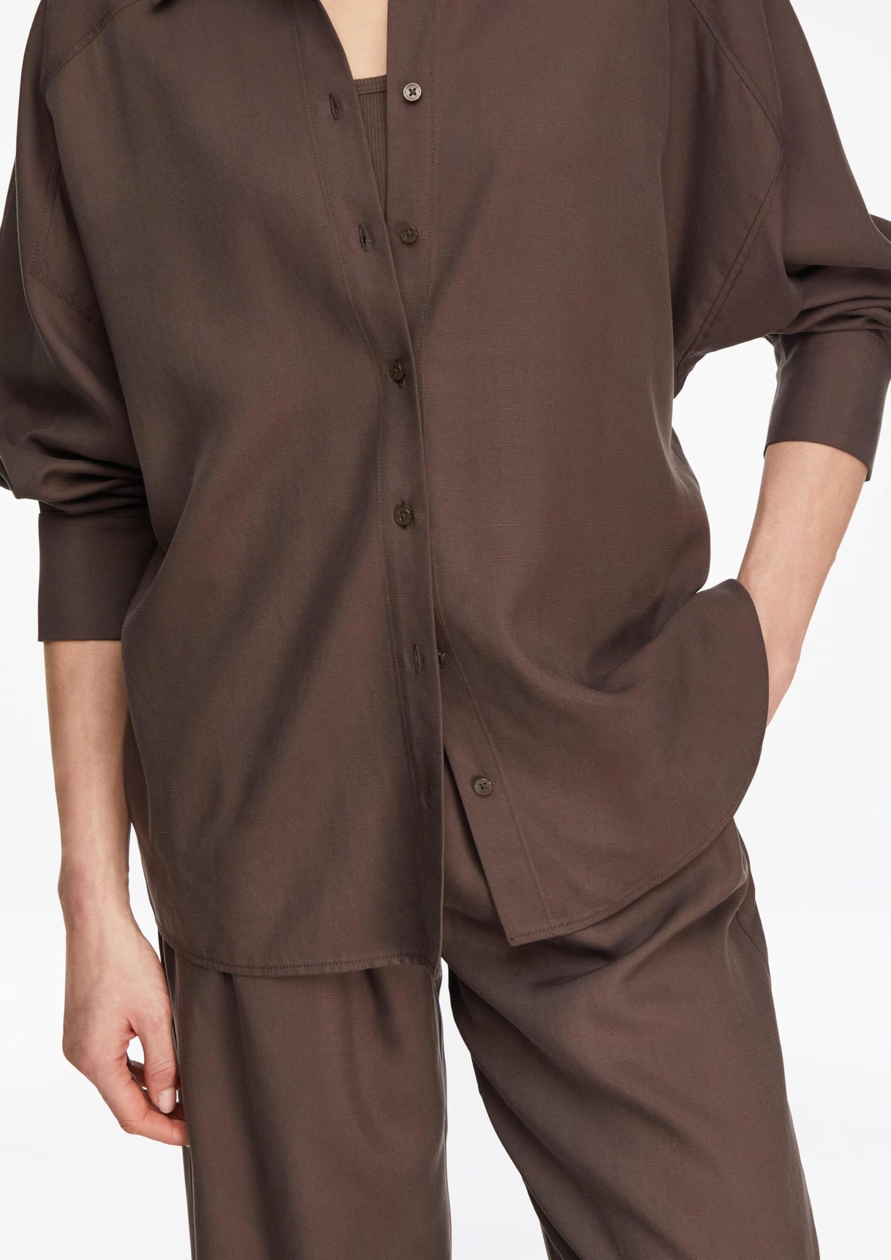 comma-blouses-bluse-gr-36-oversize-lyocell-leinen image 4