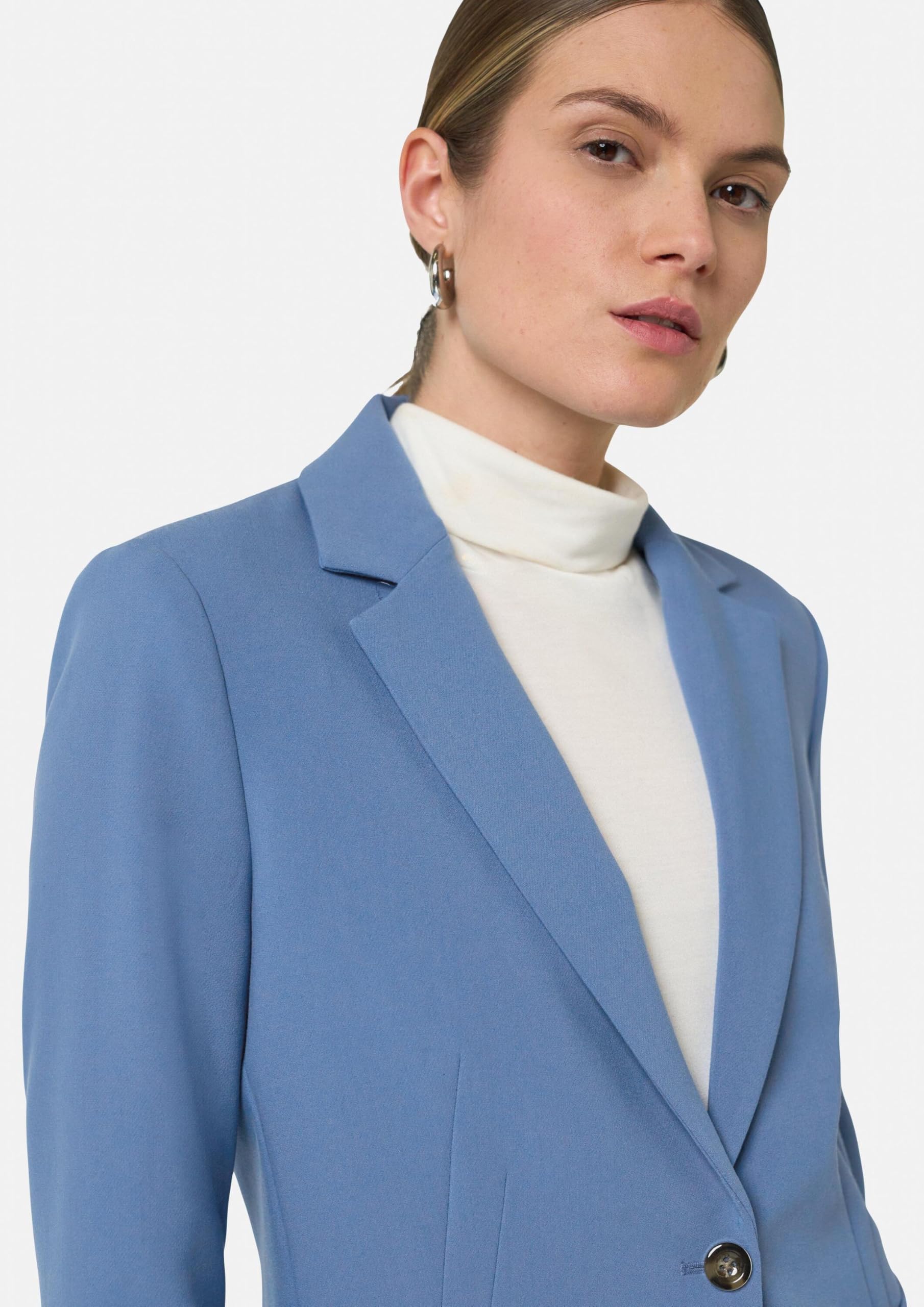 comma-kurzblazer-reverskragen-damenblazer-blau-gr-44 image 4