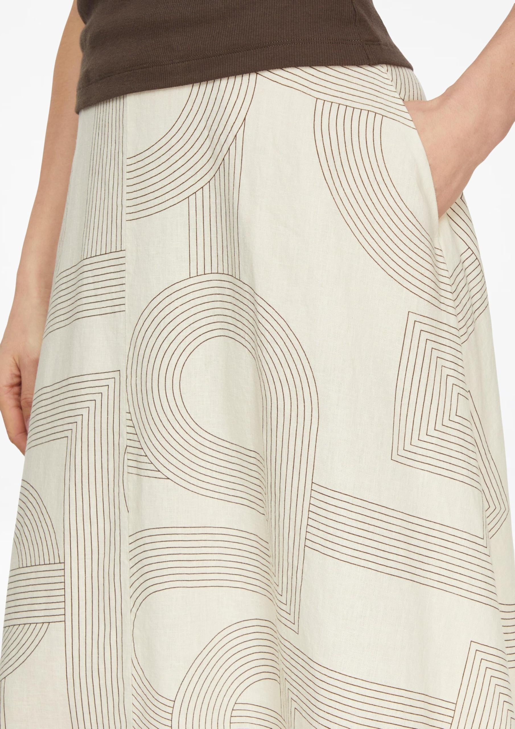 comma-2179688-leinenrock-lang-rock-damen-leinen image 4