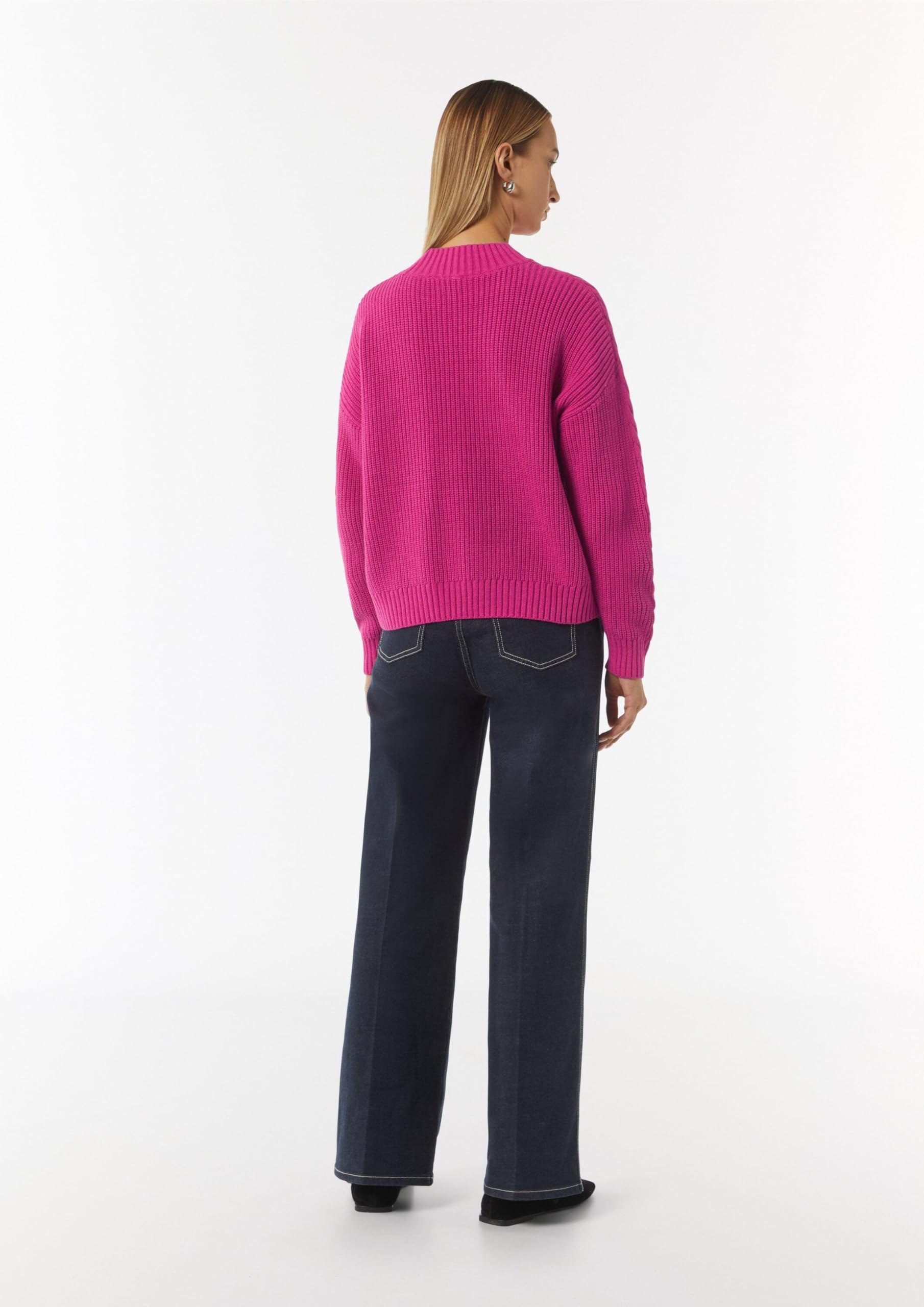 comma-strickpullover-gr-m-zopfmuster-rmel-rosa image 6