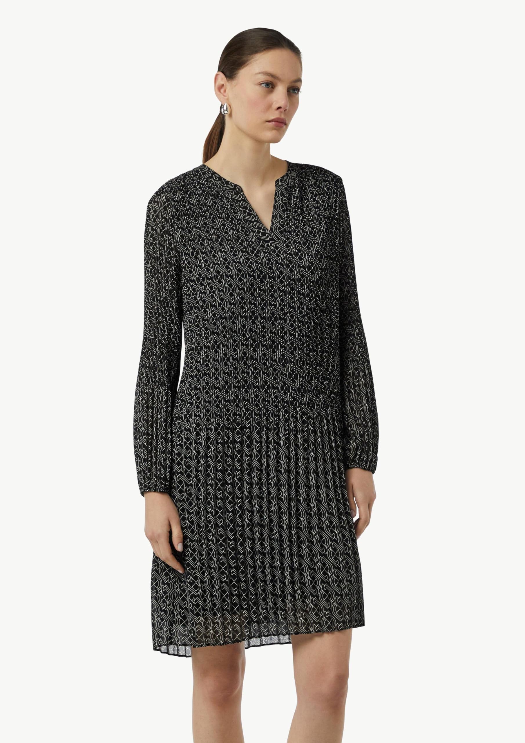comma-dresses-chiffon-kleid-plissiert-gr-32-v-ausschnitt image 6