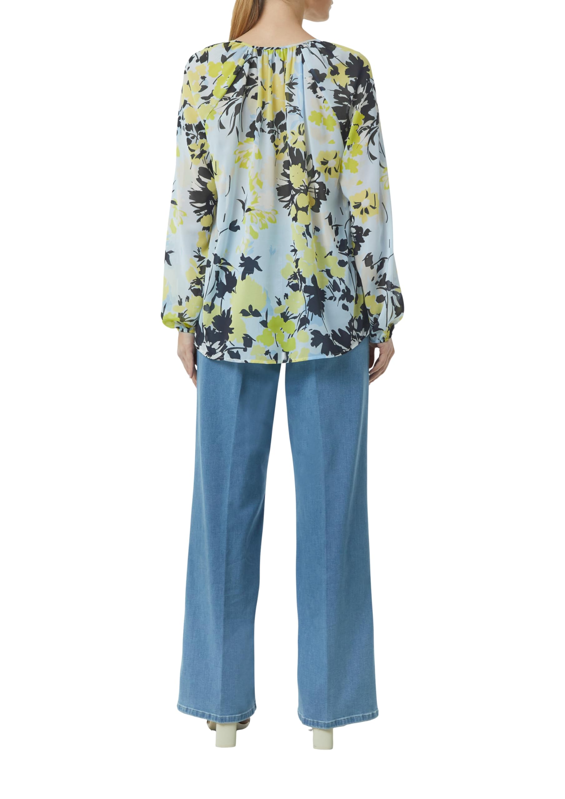comma-blouses-chiffon-bluse-gr-38-mit-schleife image 2