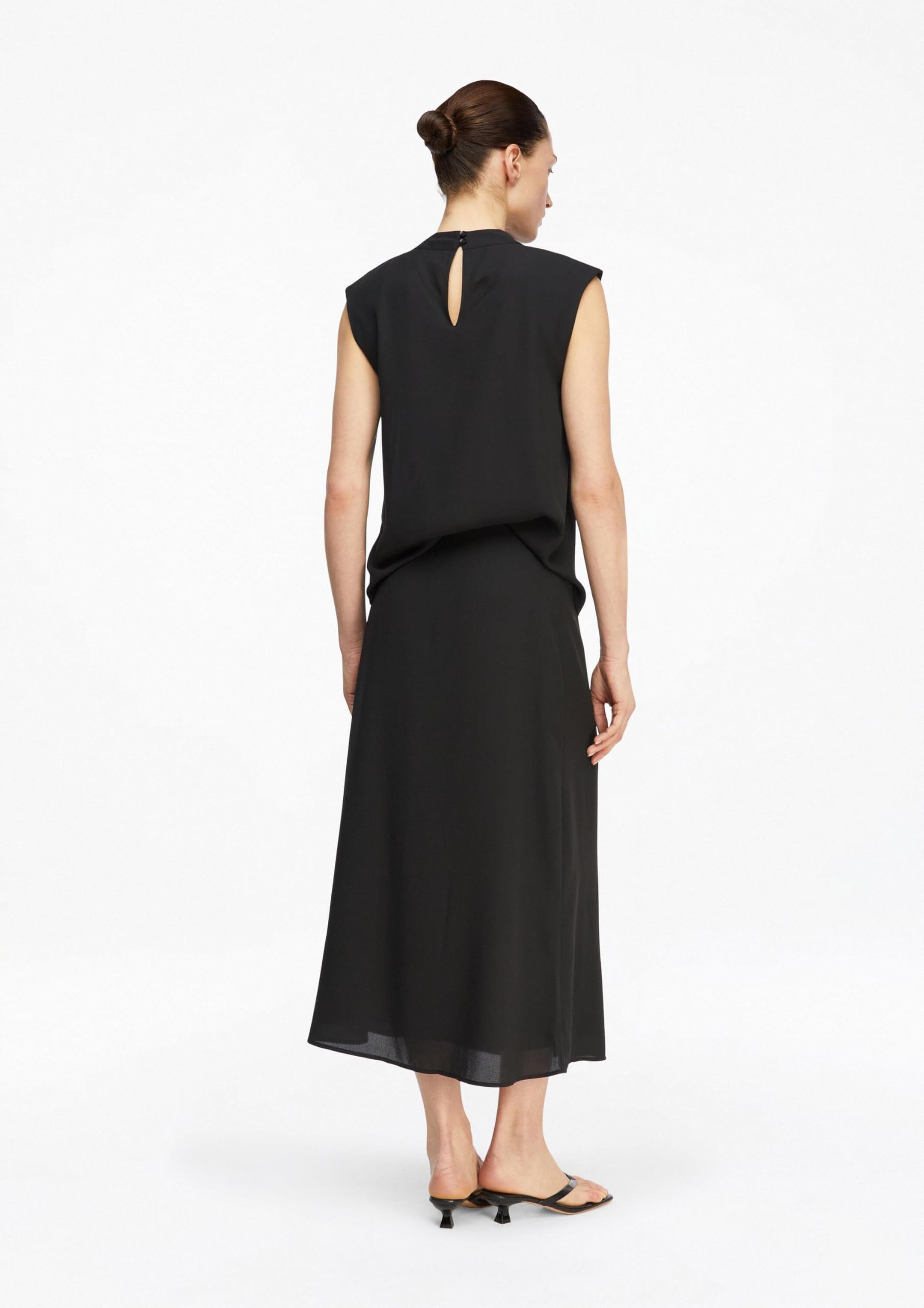 comma-chiffon-midi-rock-mit-volant-gr-e-38-uni image 8