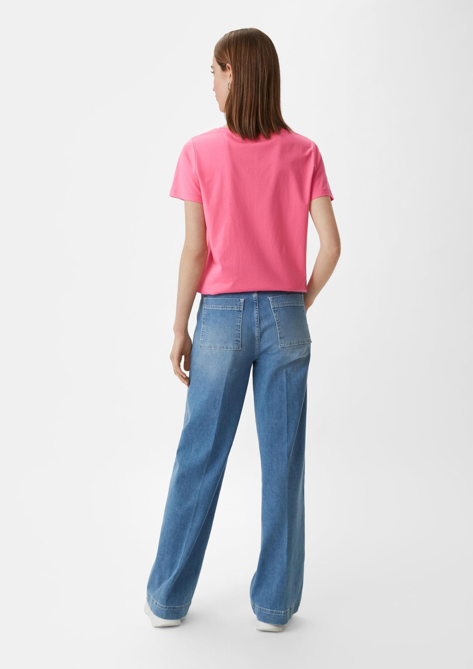 comma-basic-t-shirt-v-ausschnitt-baumwolle image 6