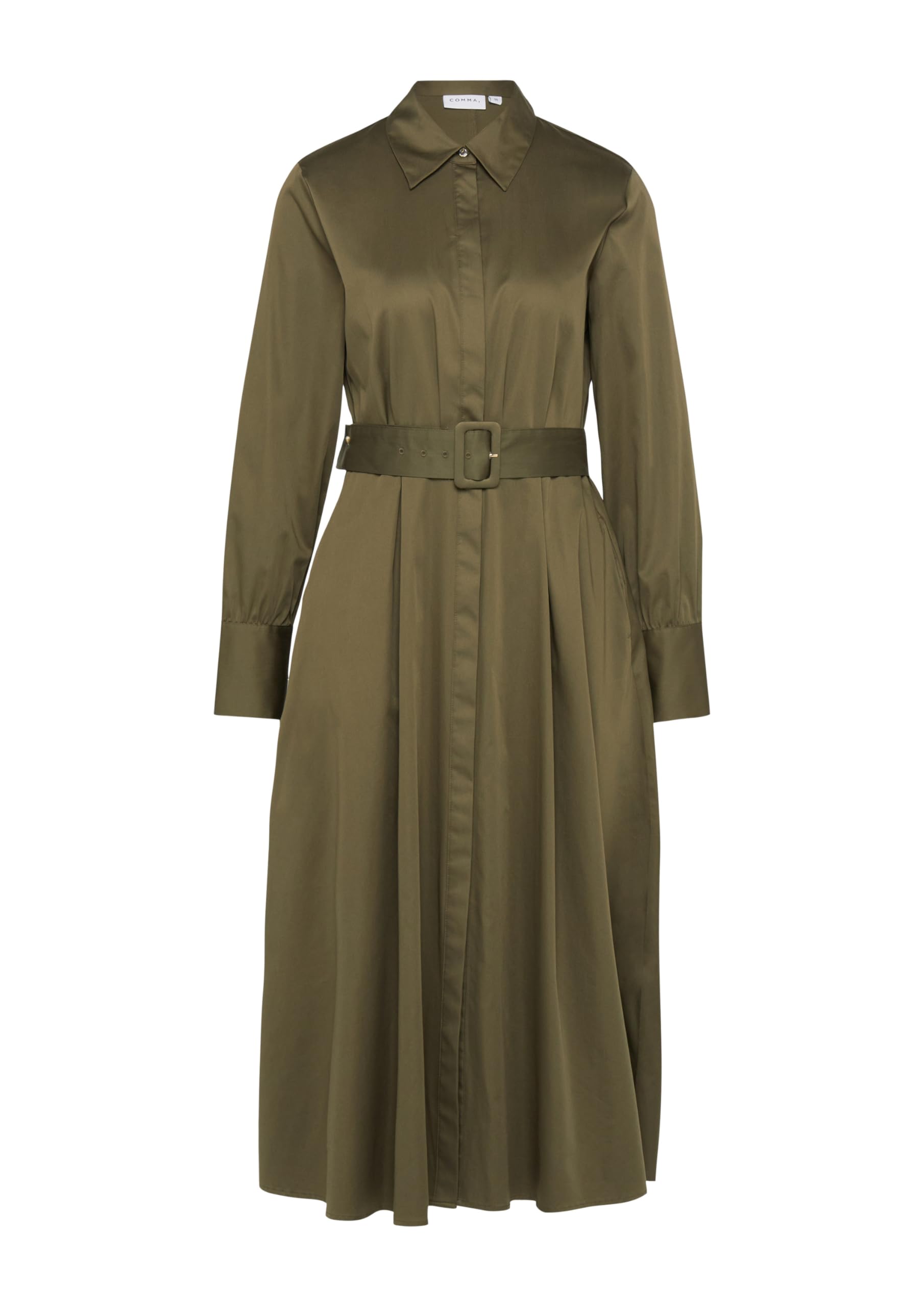 comma-dresses-hemdblusenkleid-midi-kleid-gr-e-38-mit-g-rtel image 3