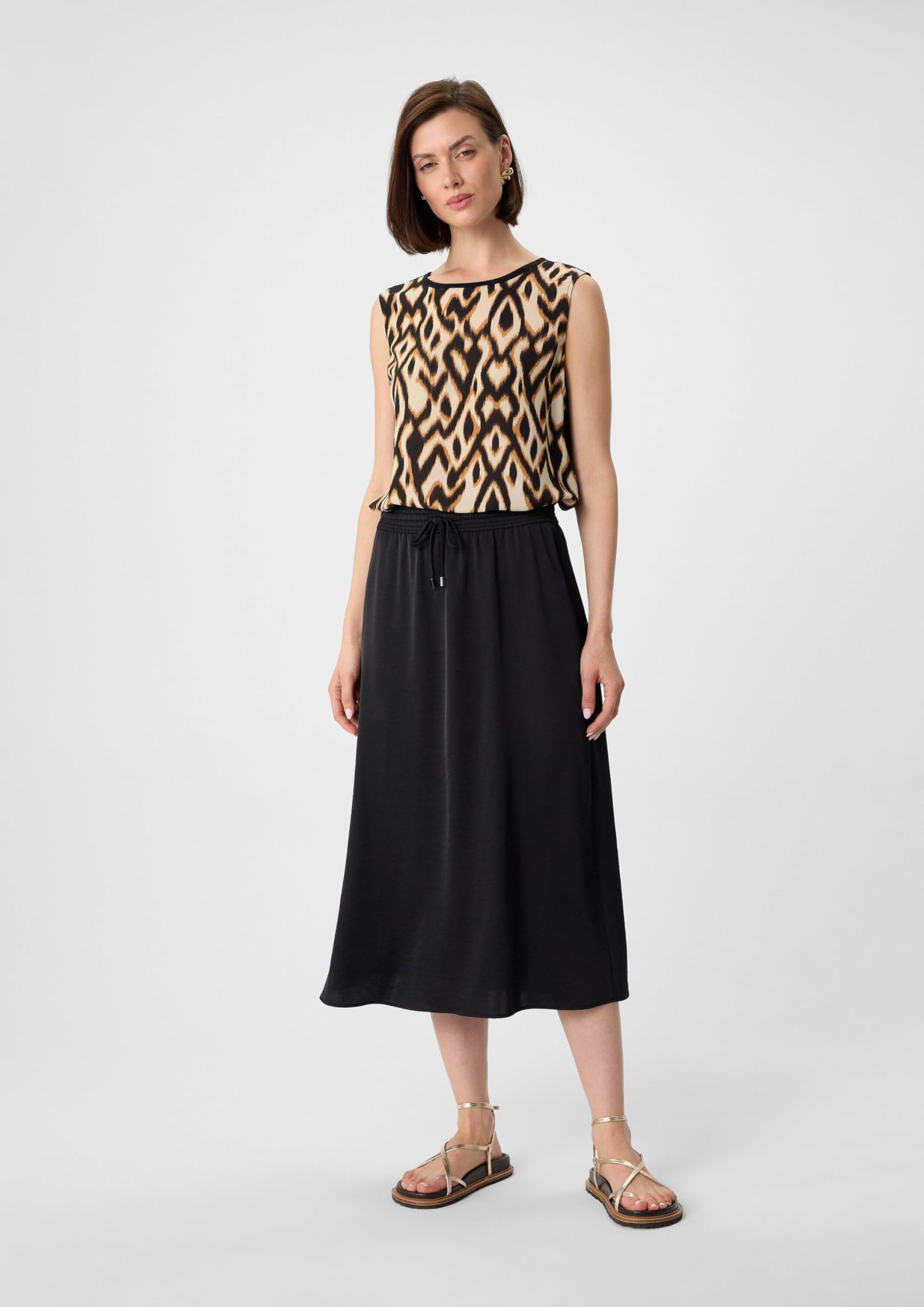 comma-midi-rock-satin-rock-elastikbund-uni image 6