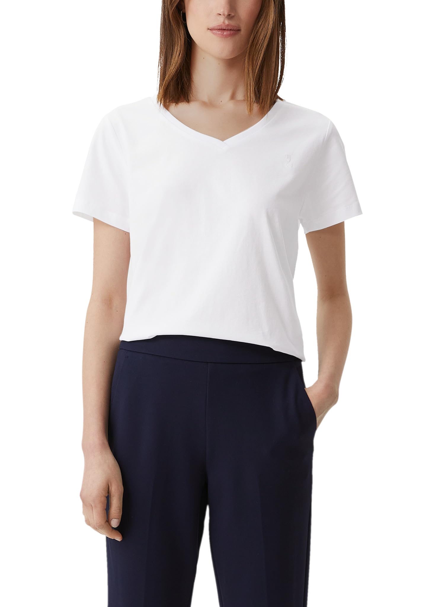 comma-basic-t-shirt-v-ausschnitt-baumwolle image 7