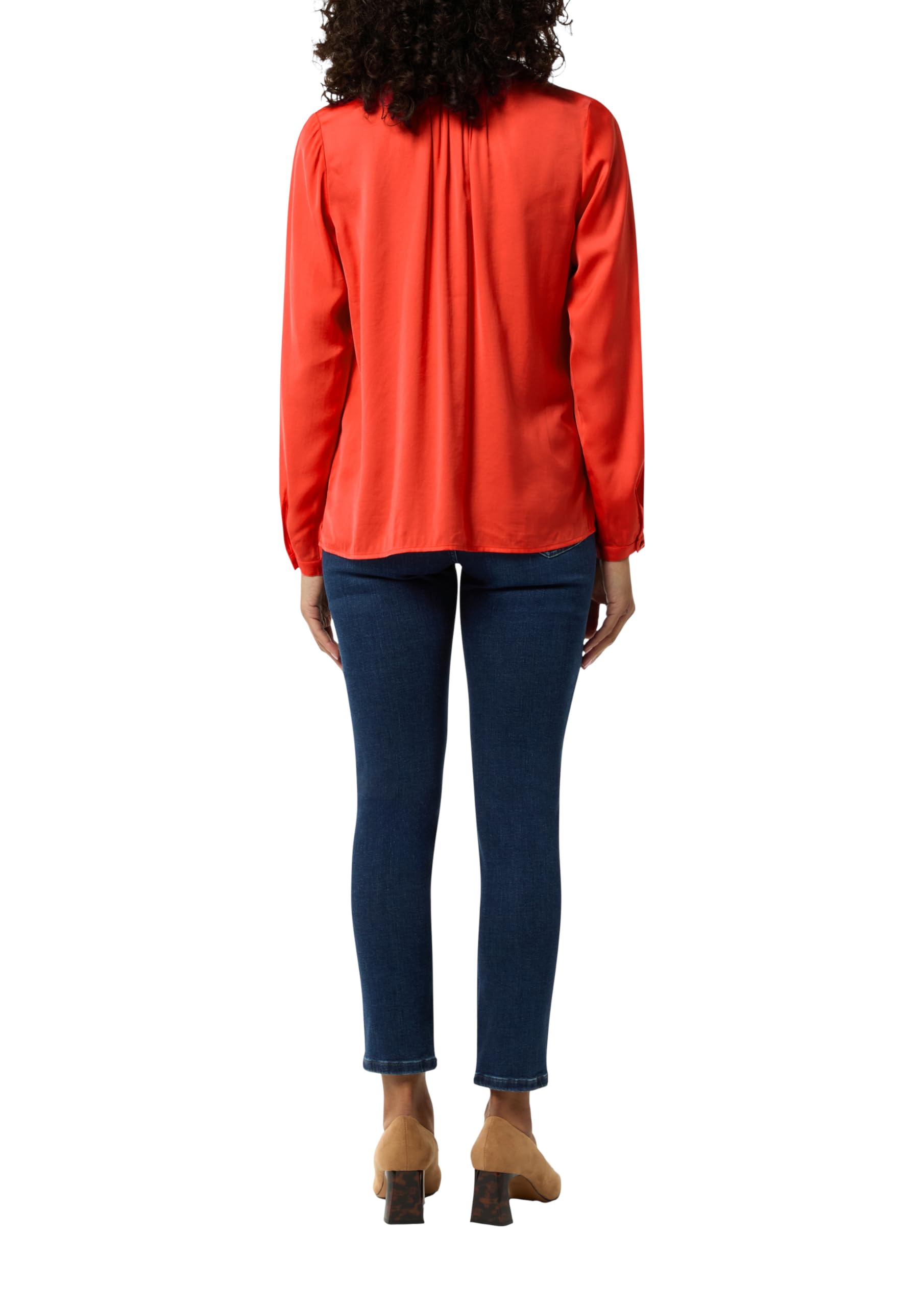 comma-tunikabluse-satin-relaxed-fit-koralle image 2