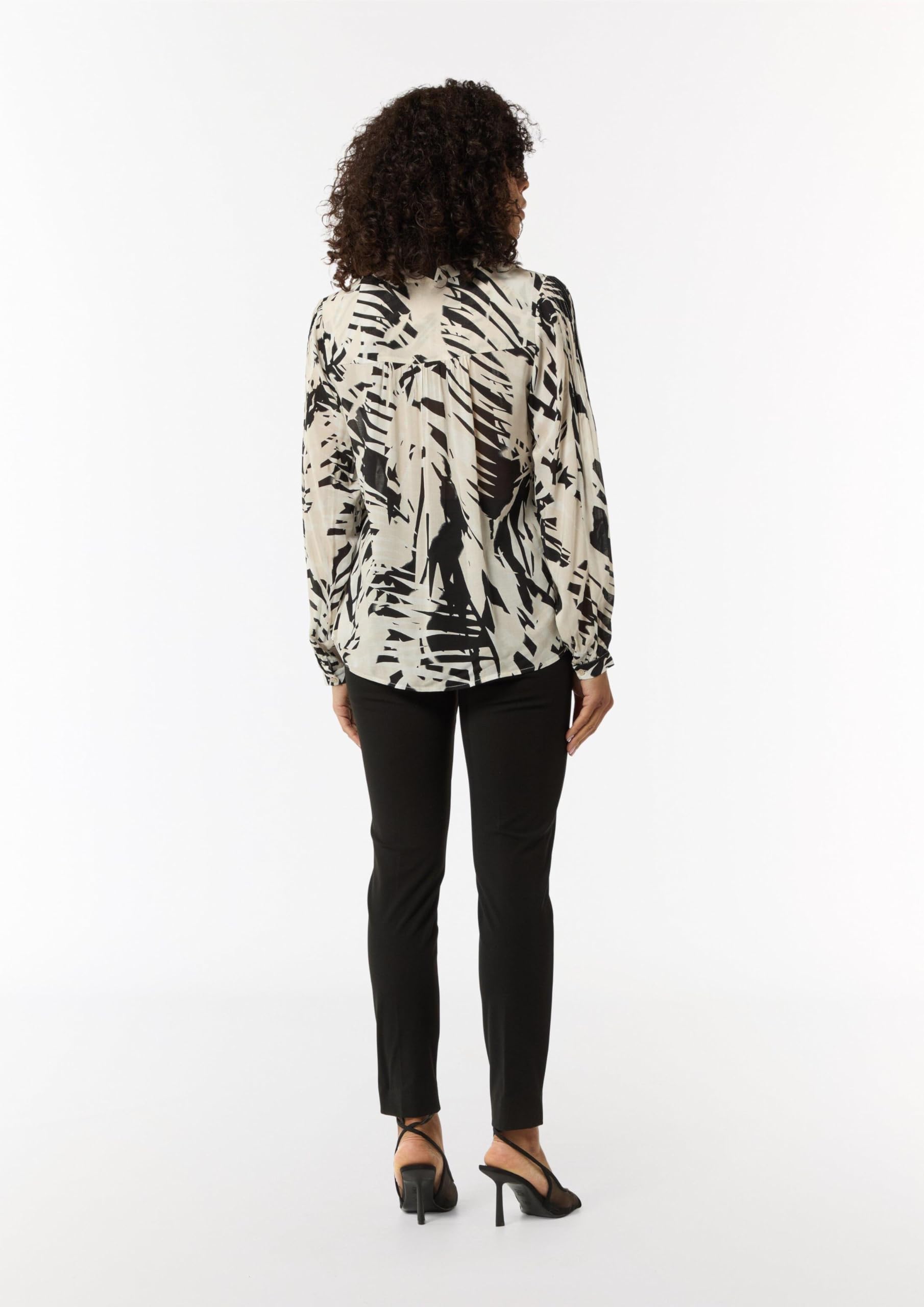 comma-bluse-2148567-stehkragen-shirt-schwarz-gr-46 image 6