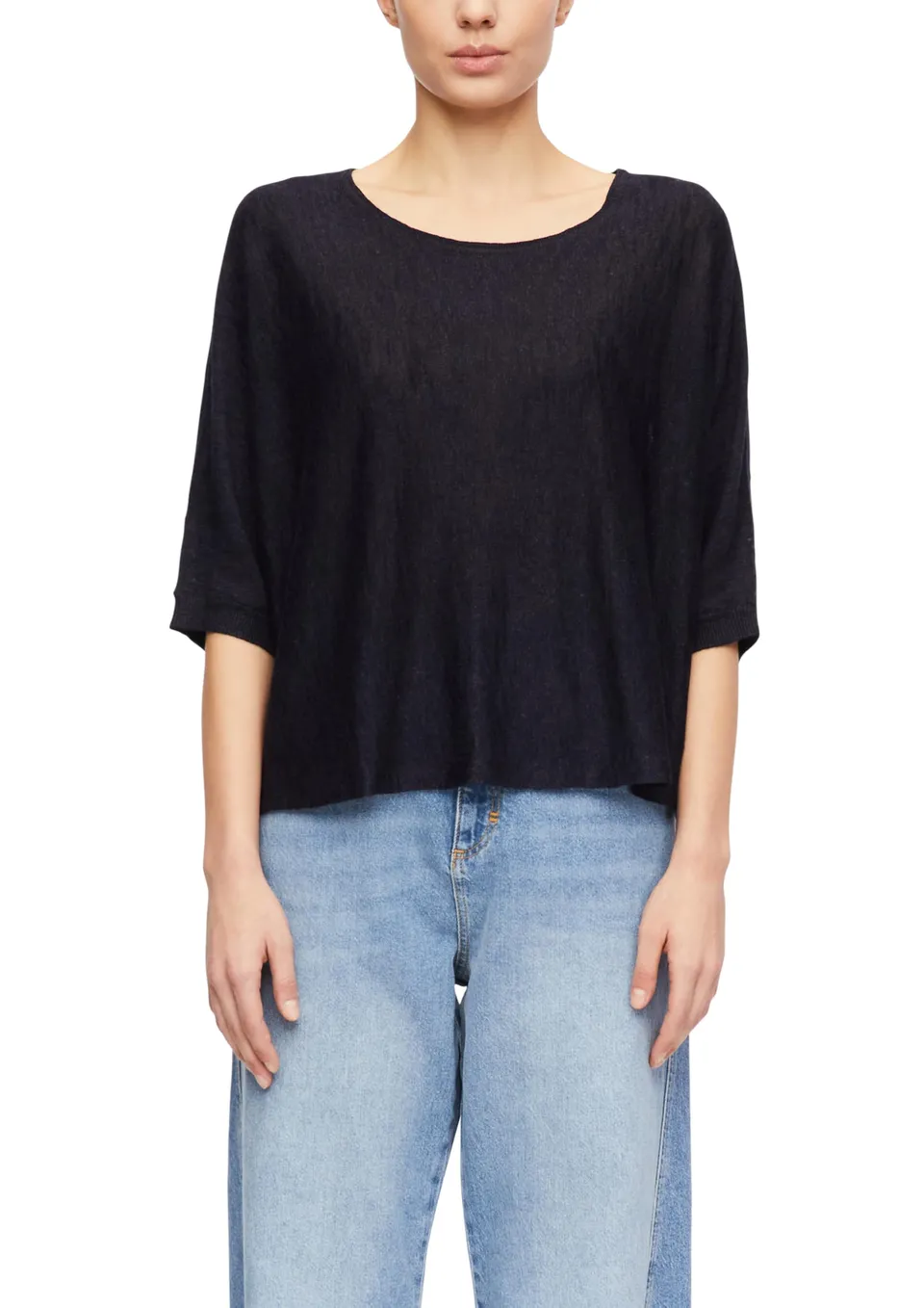 comma-indoor-poncho-damen-poncho-gr-s-leinenmix image 1