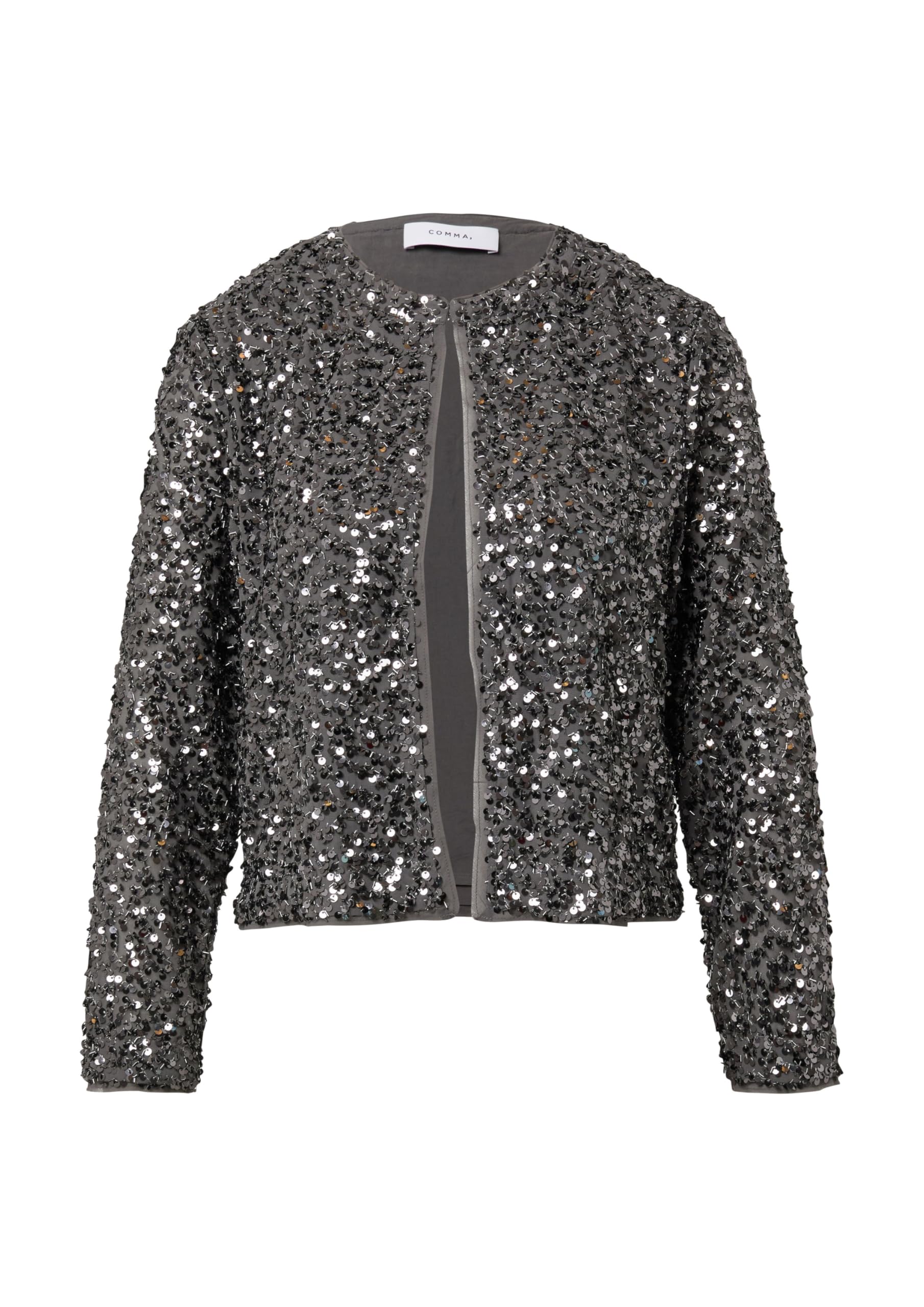 comma-jackets-blusenjacke-mit-pailletten-gr-38-anthrazit image 3