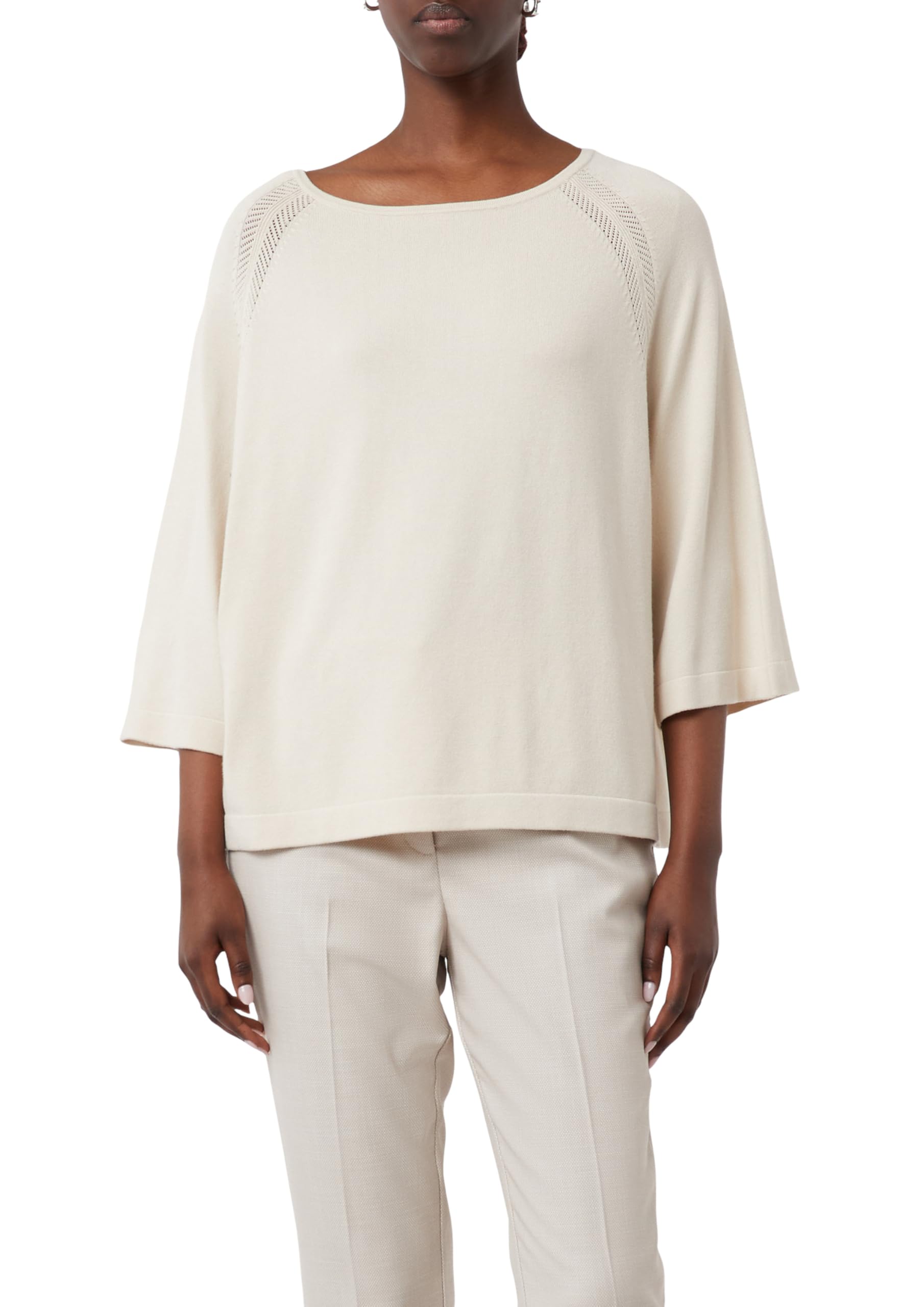 comma-knitwear-oversized-feinstrick-pullover-s-beige image 8