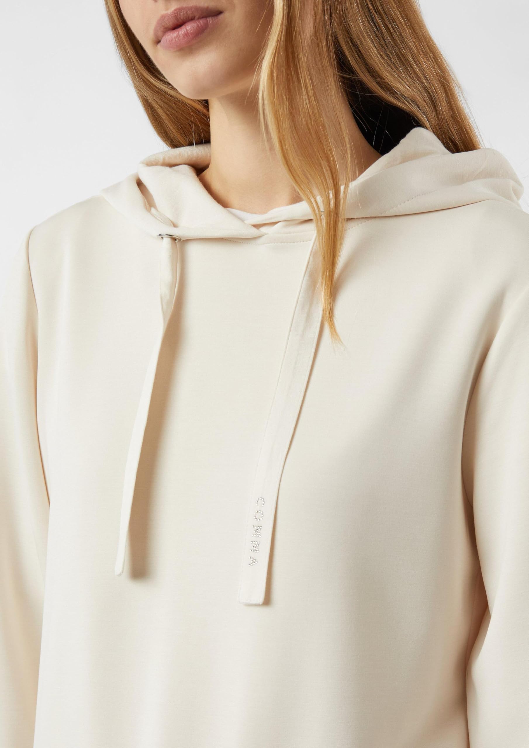comma-kapuzenpullover-damen-gr-44-hoodie-schmucksteinchen image 4