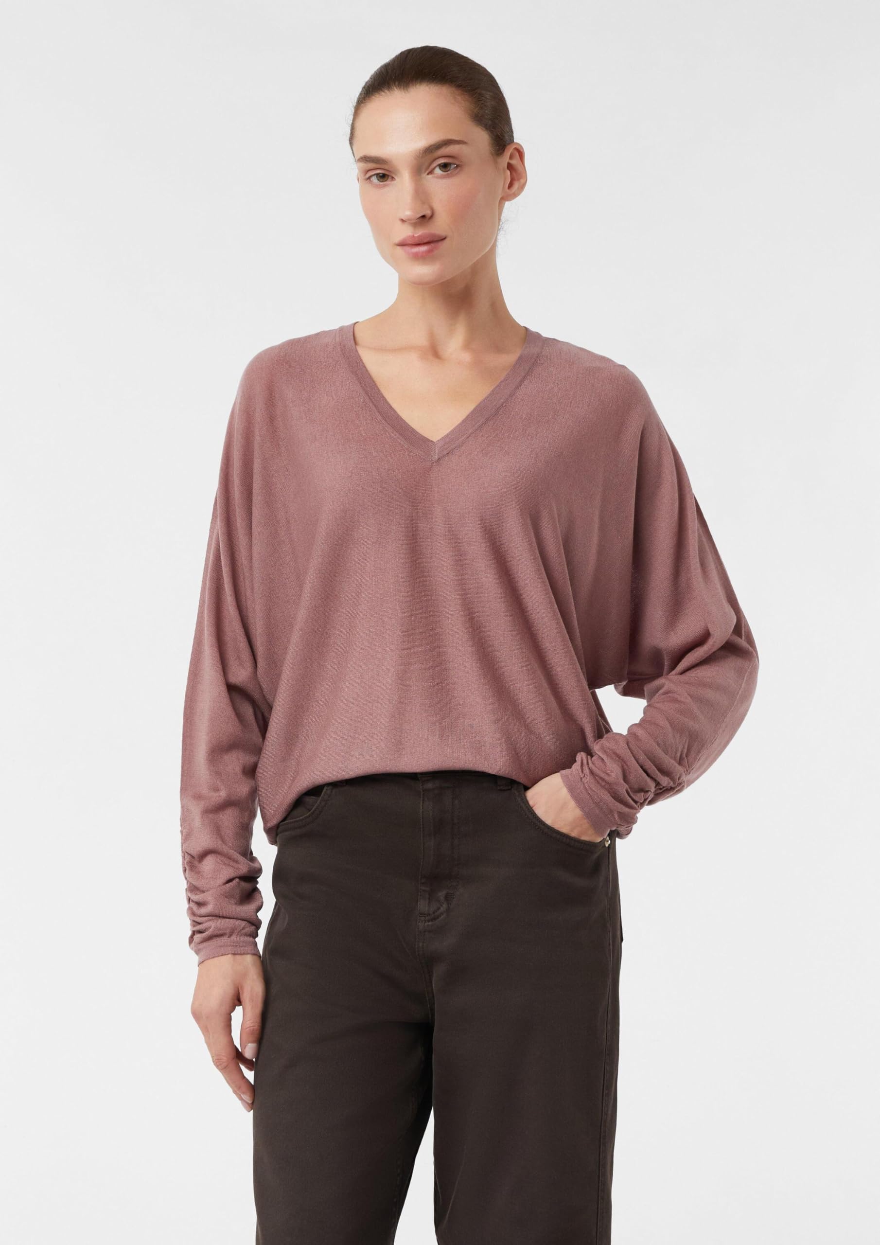 comma-feinstrickpullover-damen-gr-l-mit-raffung image 8