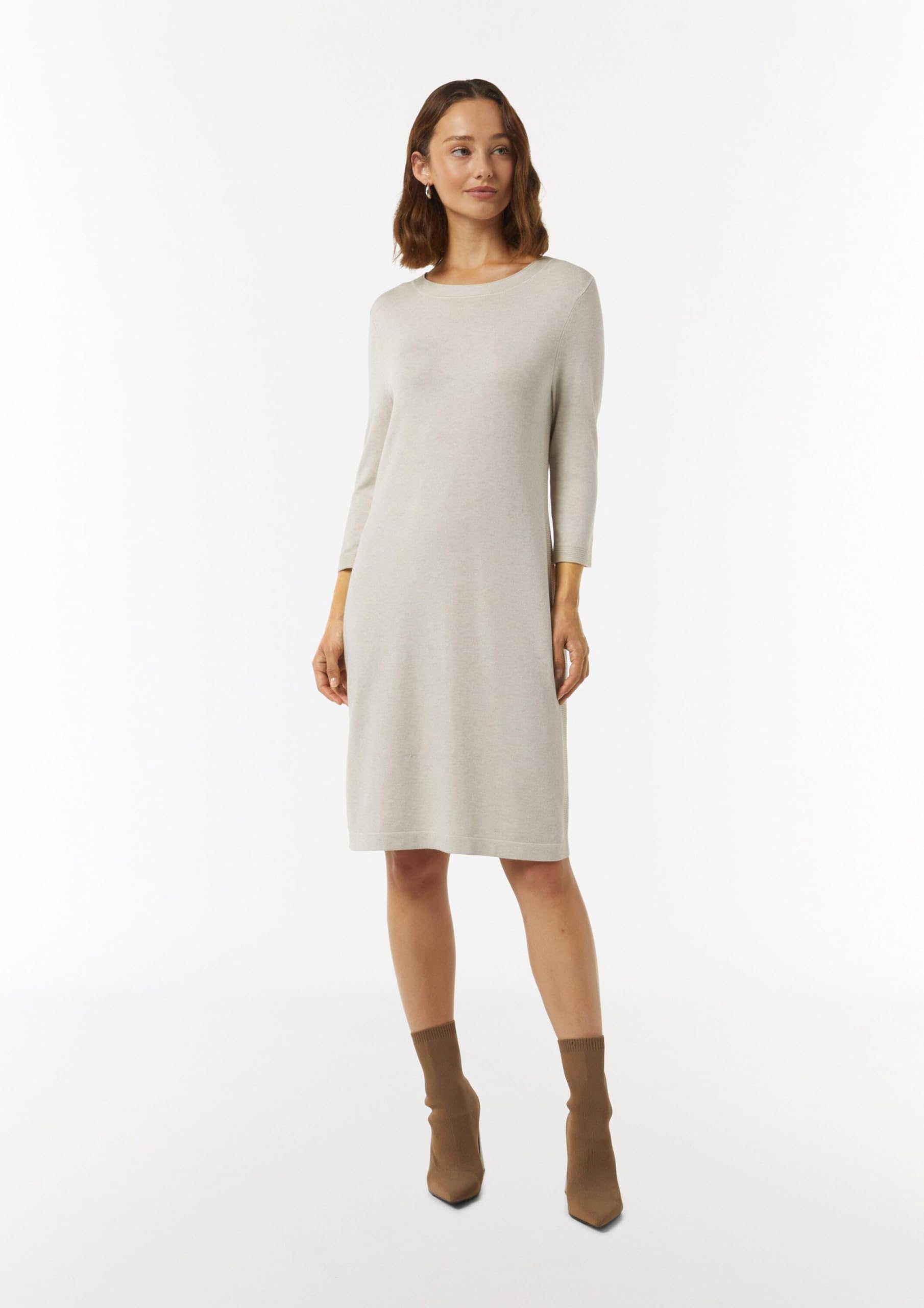 comma-strickkleid-gr-e-46-beige-relaxed-fit-midikleid image 5