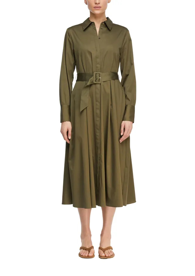 comma-dresses-hemdblusenkleid-midi-kleid-gr-e-38-mit-g-rtel image 1