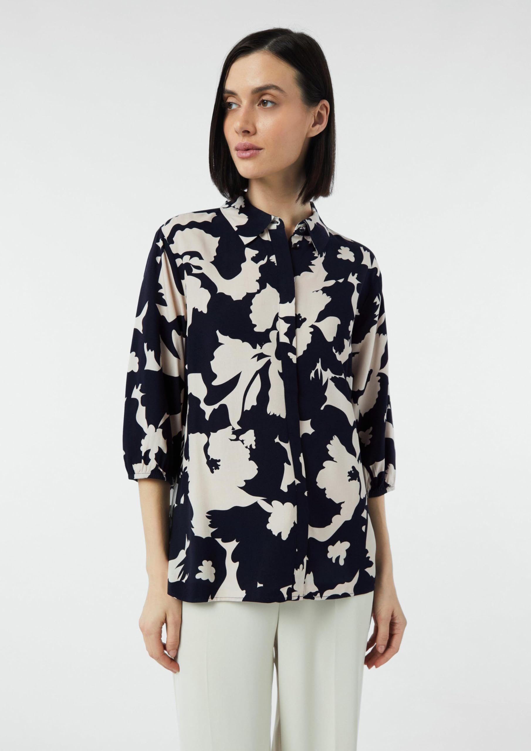 comma-bluse-2163901-3-4-arm-gr-e-38-blusenshirt image 7