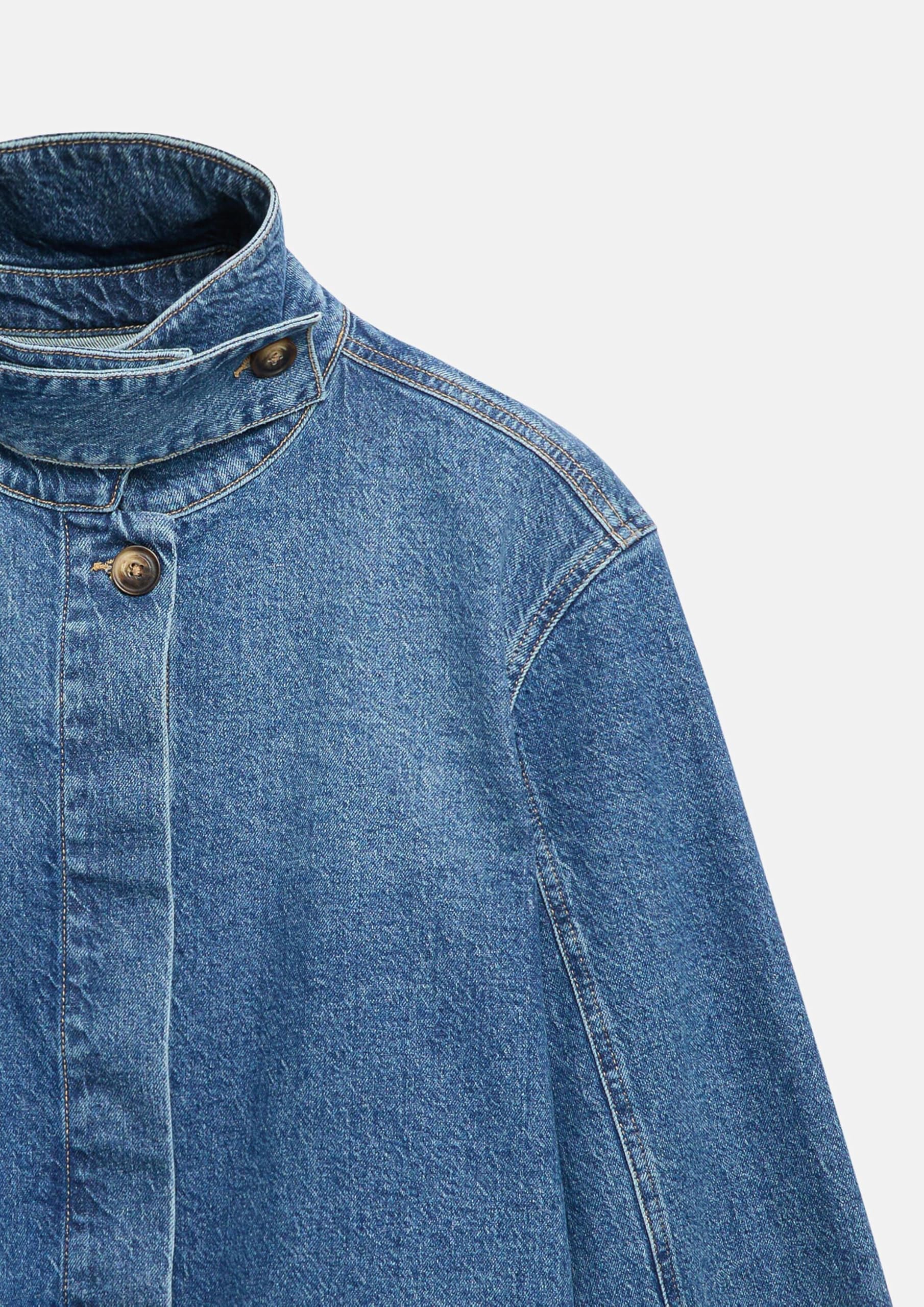comma-denim-jacke-damen-relaxed-fit-stehkragen-trench image 6