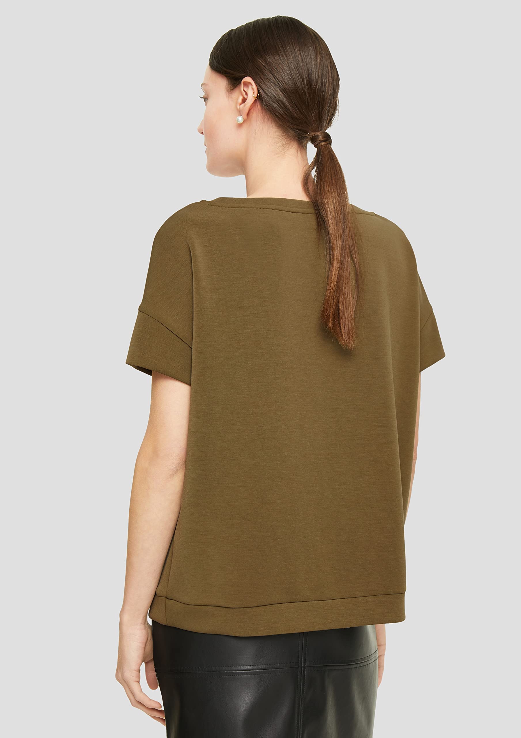 comma-damen-sweatshirt-kurzarm-modernes-oberteil image 8