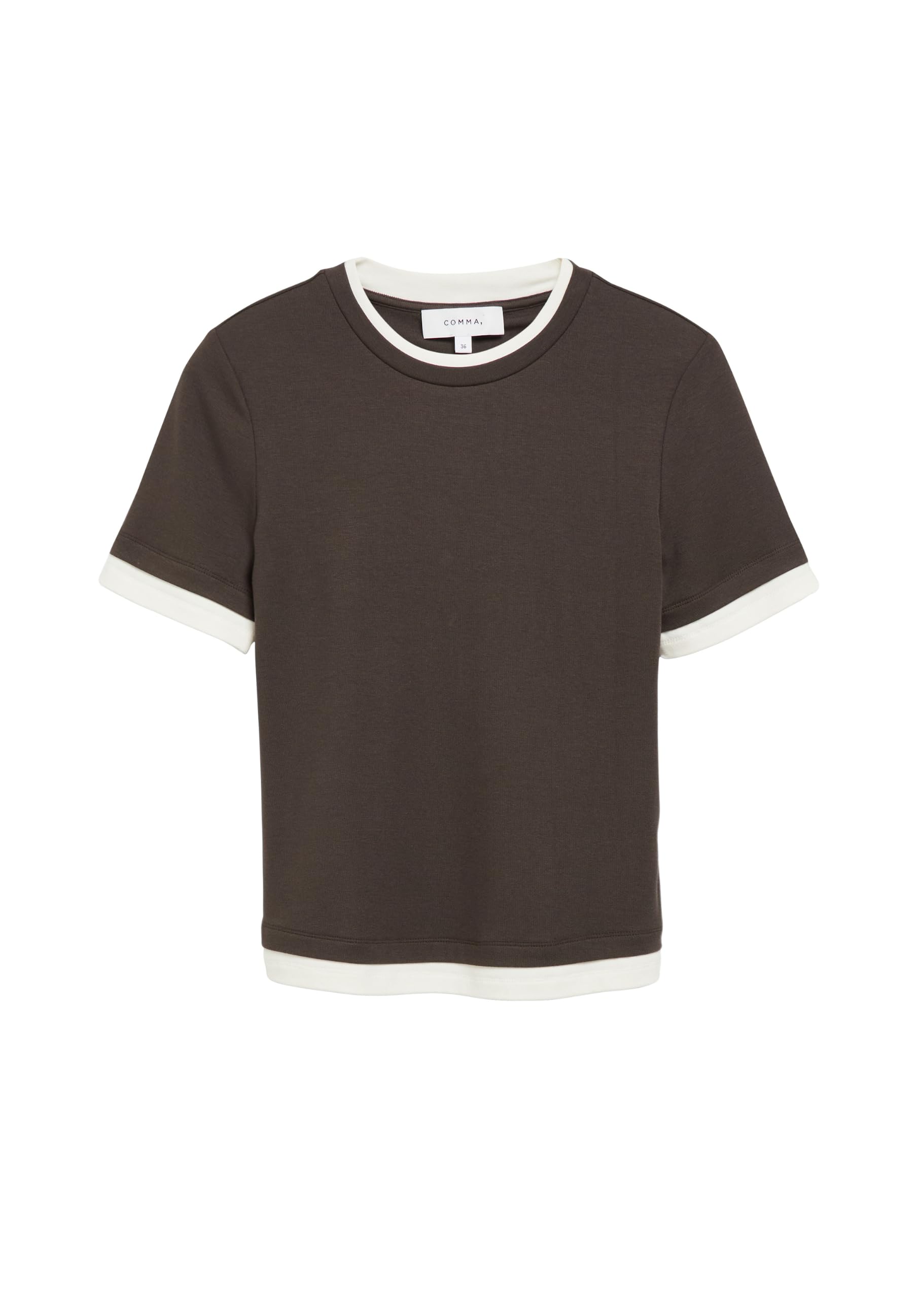 comma-damen-t-shirt-layering-rundhals-gr-46-strickjersey image 4
