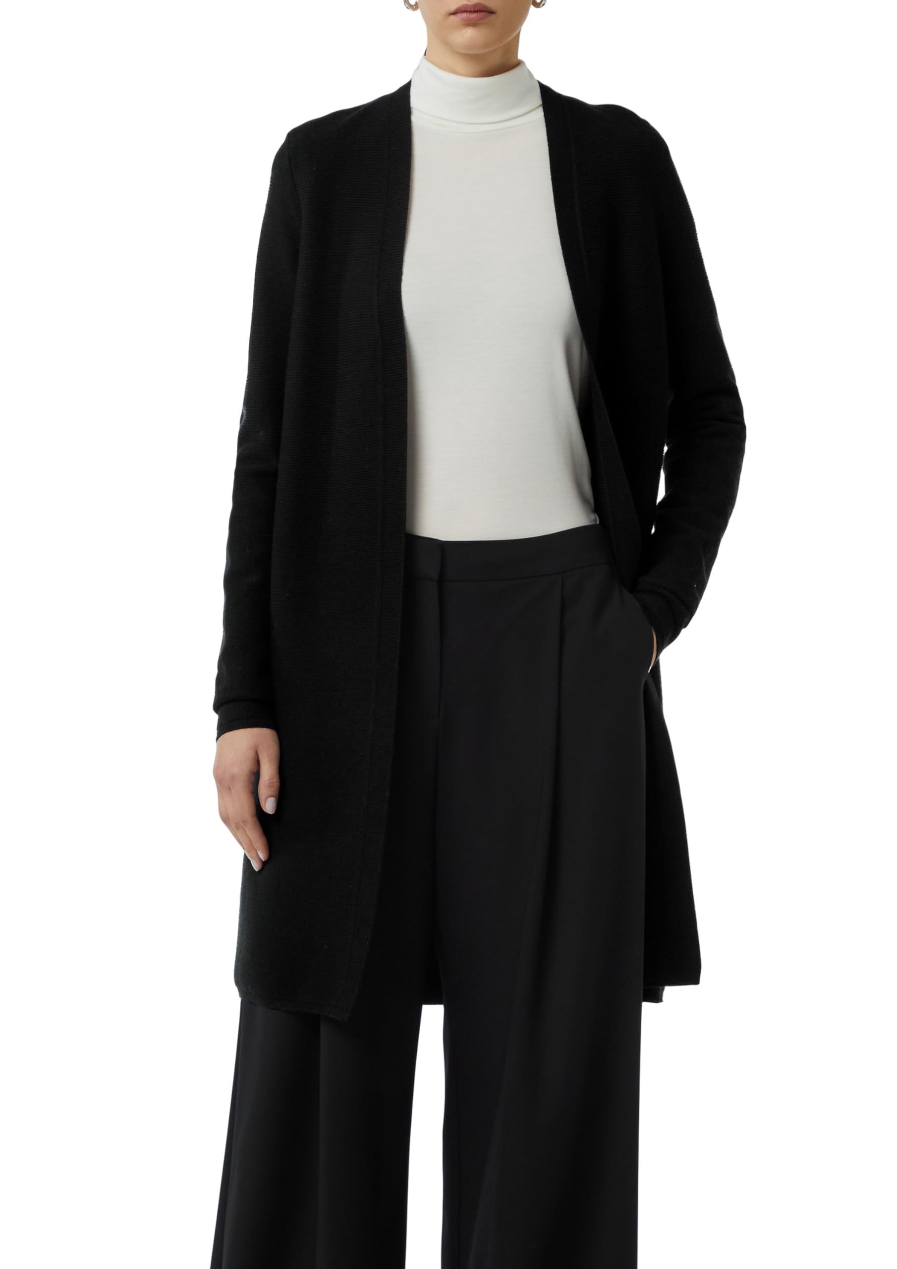 comma-2151698-strickjacke-viskosemix-damen-pullover-schwarz image 8