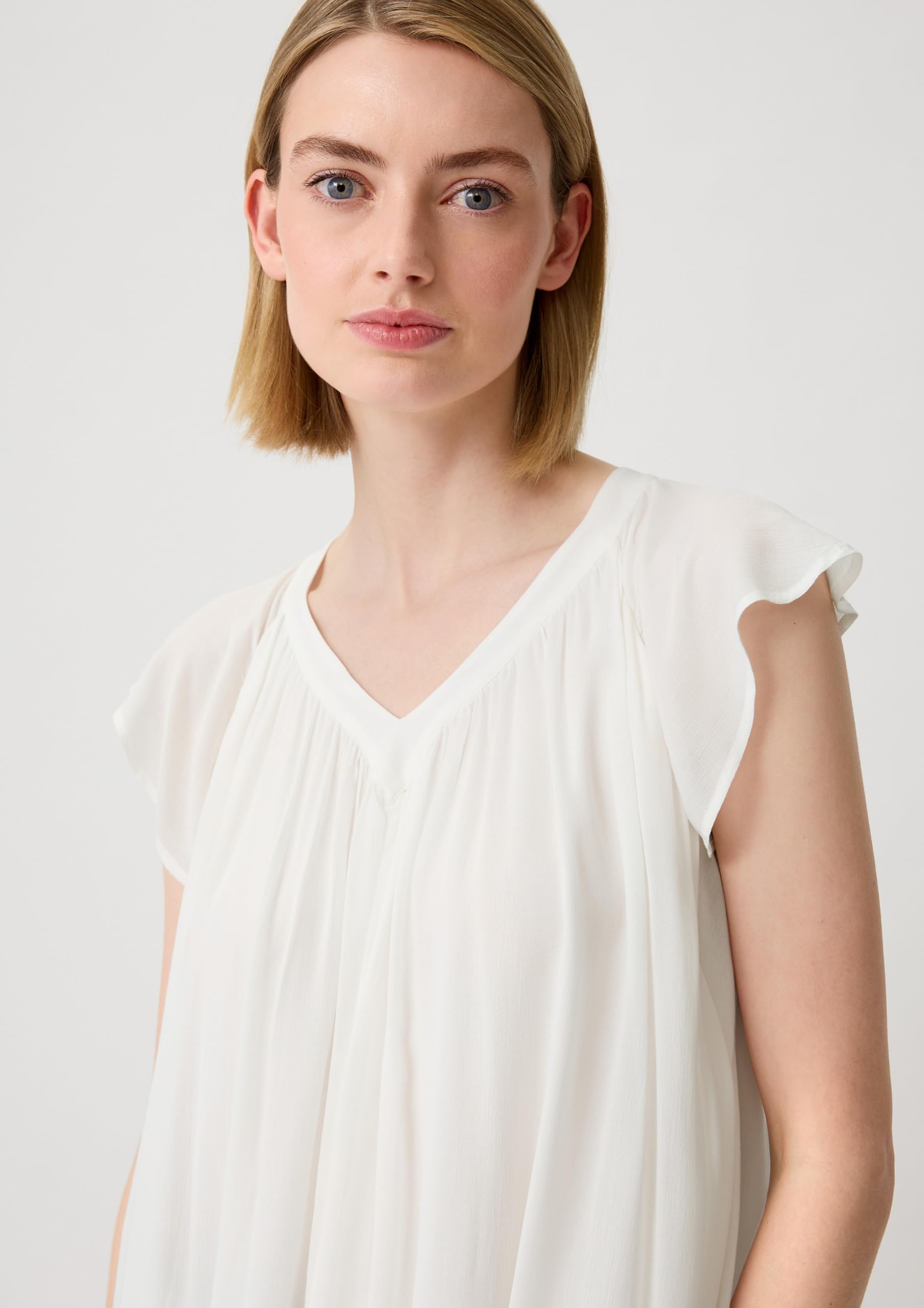 comma-cr-pe-bluse-mit-raffung-viskose-gr-40 image 3