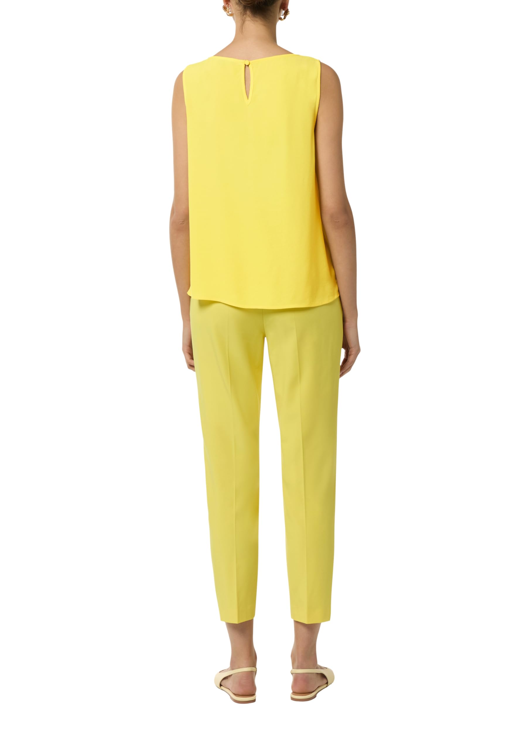 comma-t-shirt-2148537-damen-zitrone-viskose-gr-38 image 2