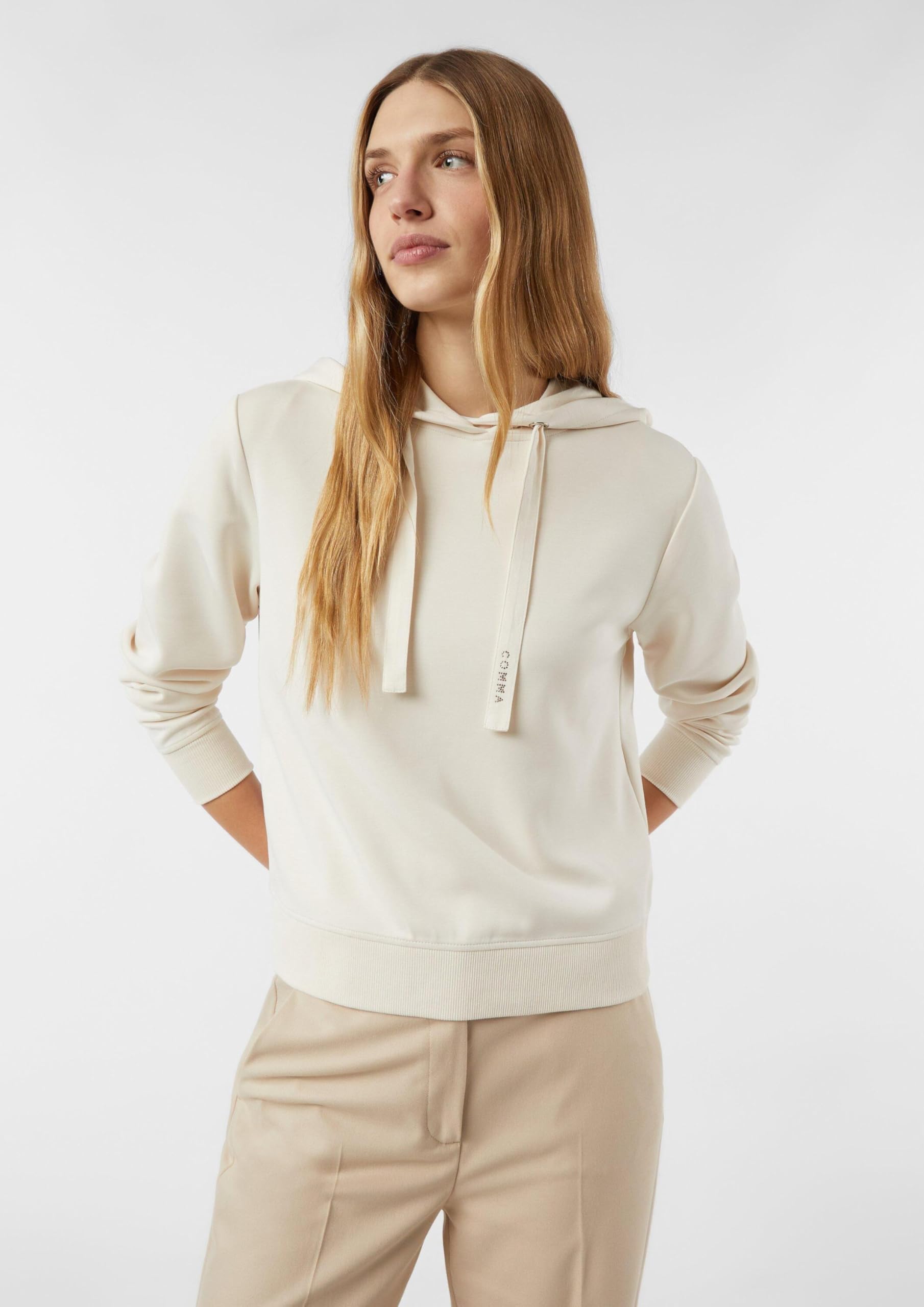 comma-kapuzenpullover-damen-gr-44-hoodie-schmucksteinchen image 7