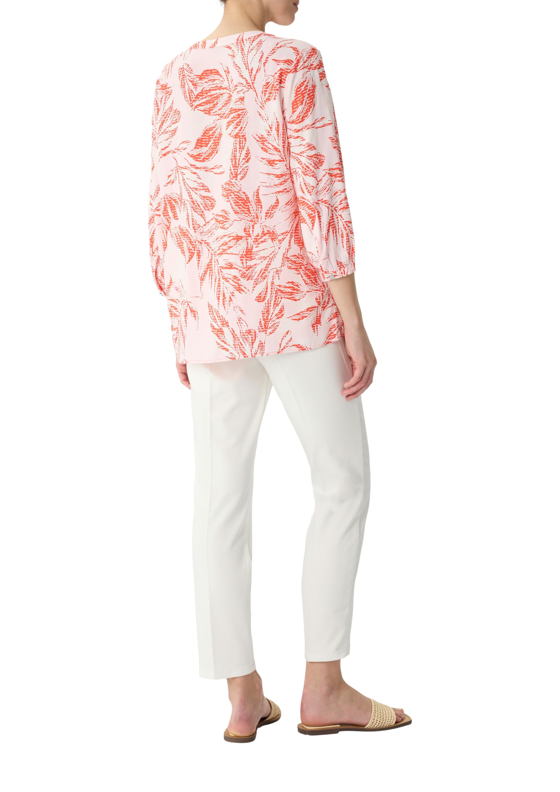 comma-bluse-3-4-rmel-gemustert-sommer image 2
