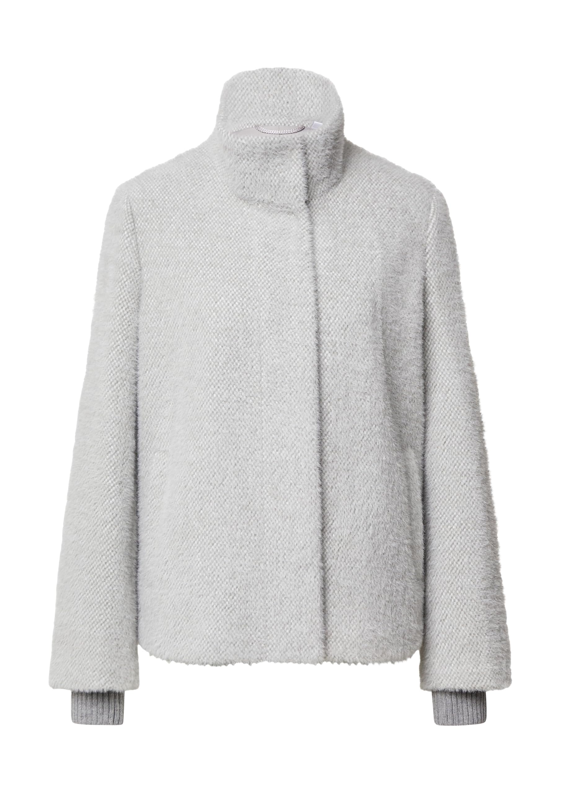 comma-cape-jacke-damenjacke-gr-42-dunkelgrau-teddypl-sch image 4