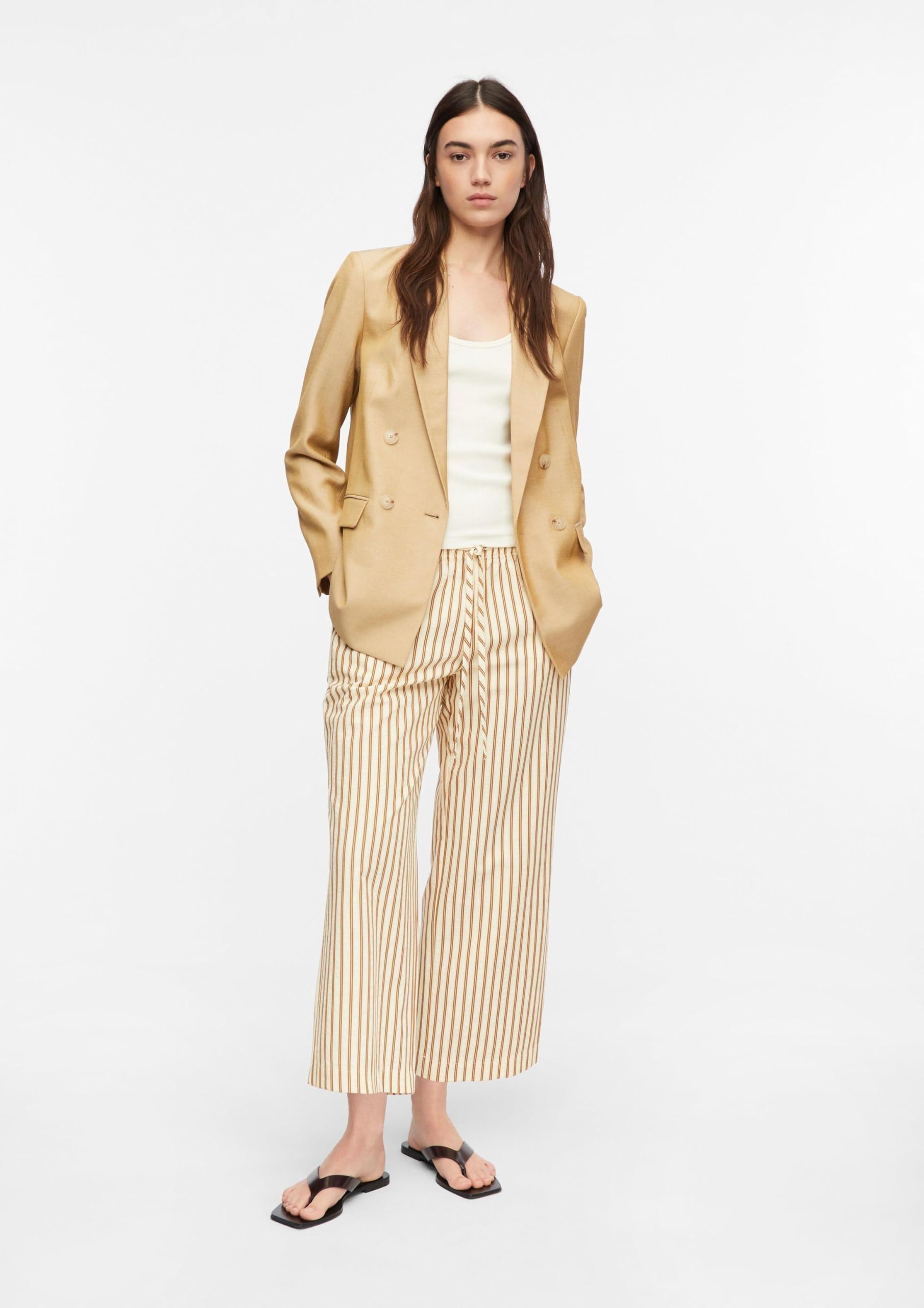 comma-culotte-damen-gr-34-seersucker-bindeg-rtel image 6