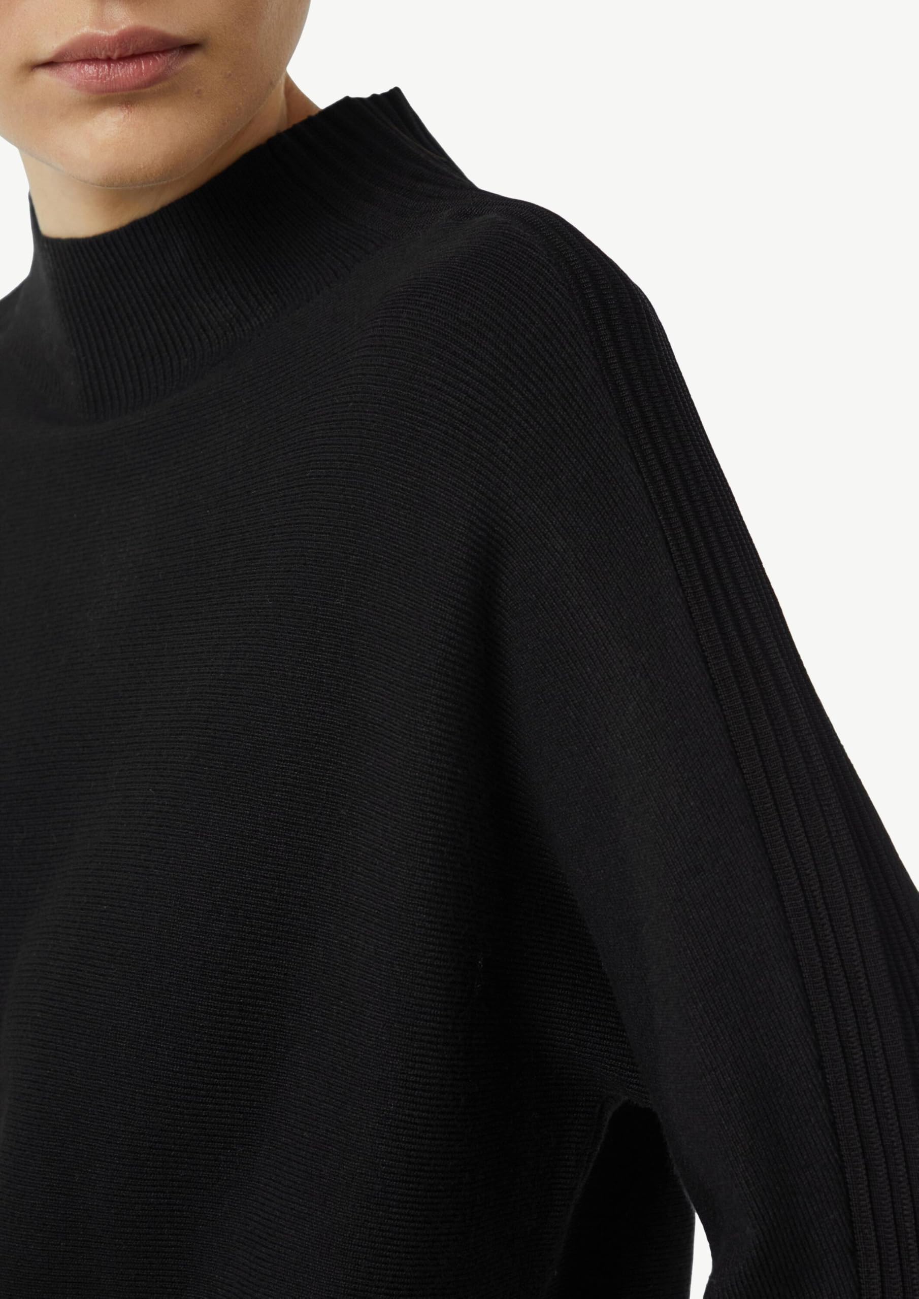 comma-feinstrickpullover-damen-schwarz-stehkragen-gr-40 image 5