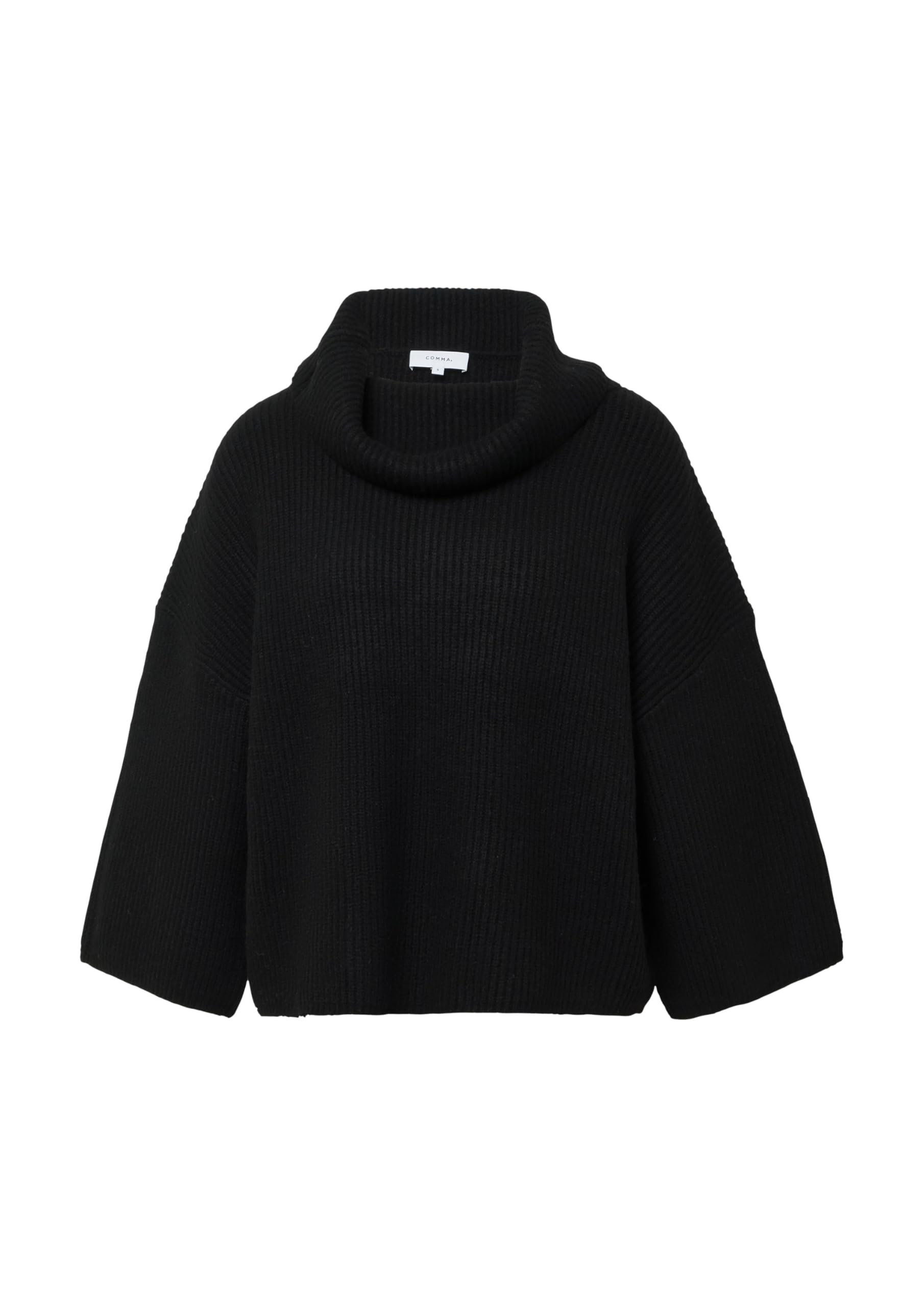 comma-poncho-pullover-boxy-fit-sandfarben-gr-xl image 8
