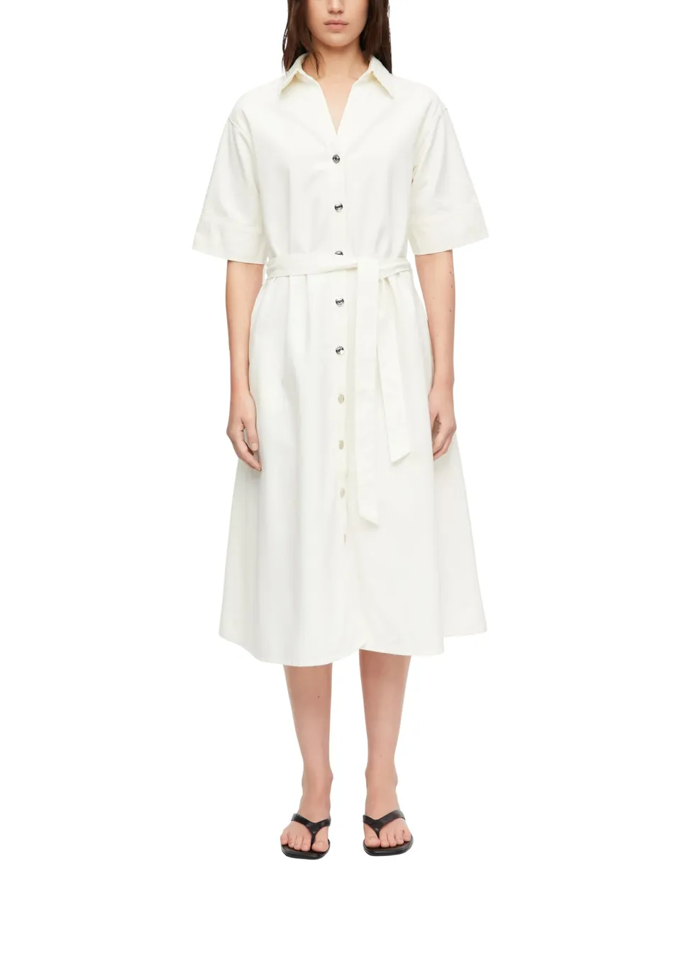 comma-dresses-hemdblusenkleid-denim-midi-38-relaxed image 1