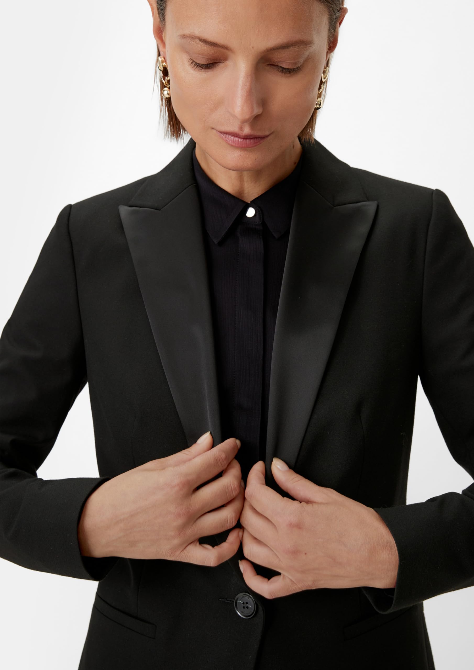 comma-taillierter-blazer-jersey-gr-e-34 image 4