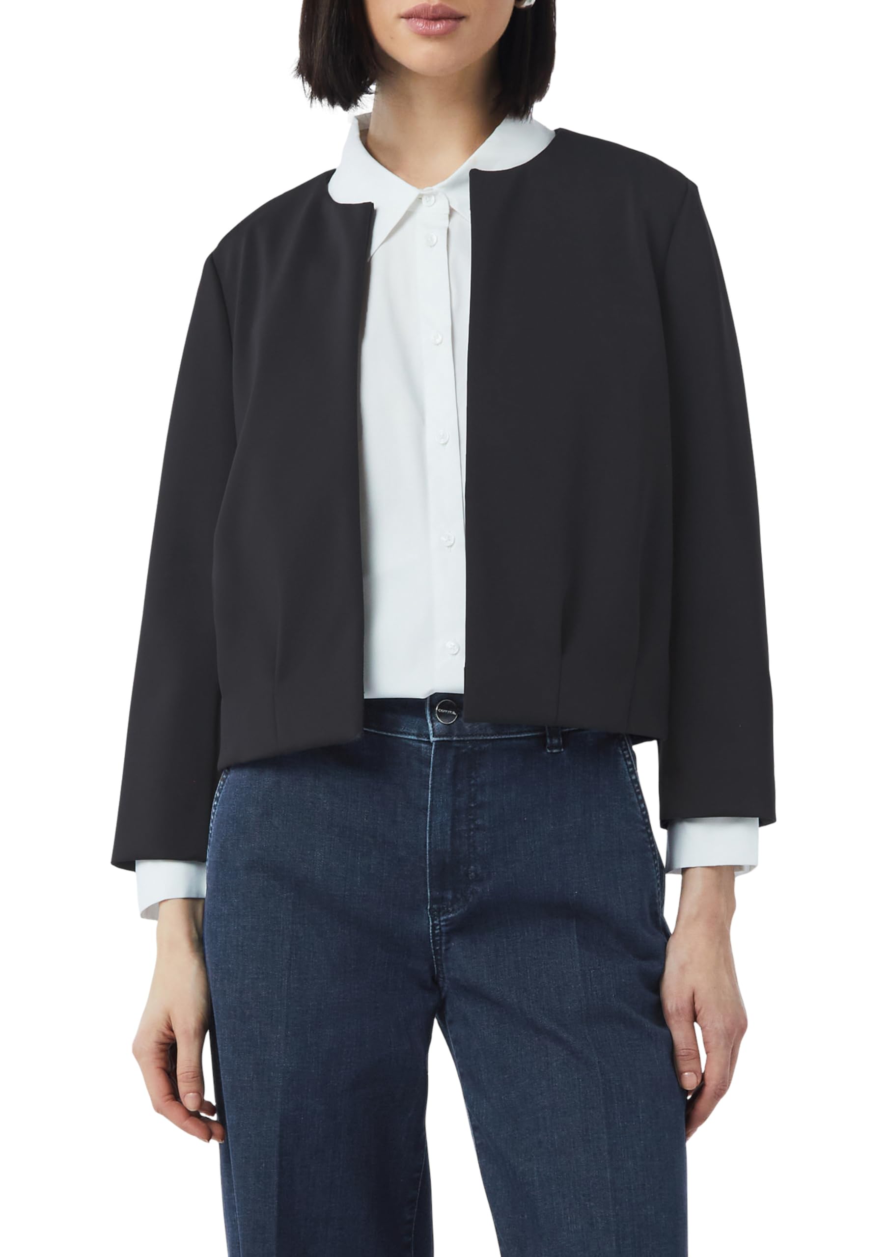 comma-offene-scuba-jacke-im-boxy-fit-gr-e-44-navy image 1