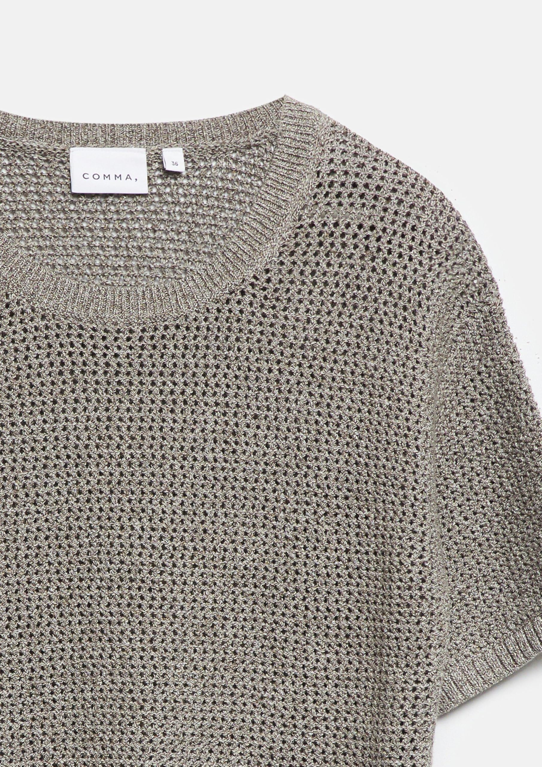 comma-2178146-strickpullover-kurzarm-gr-40 image 5