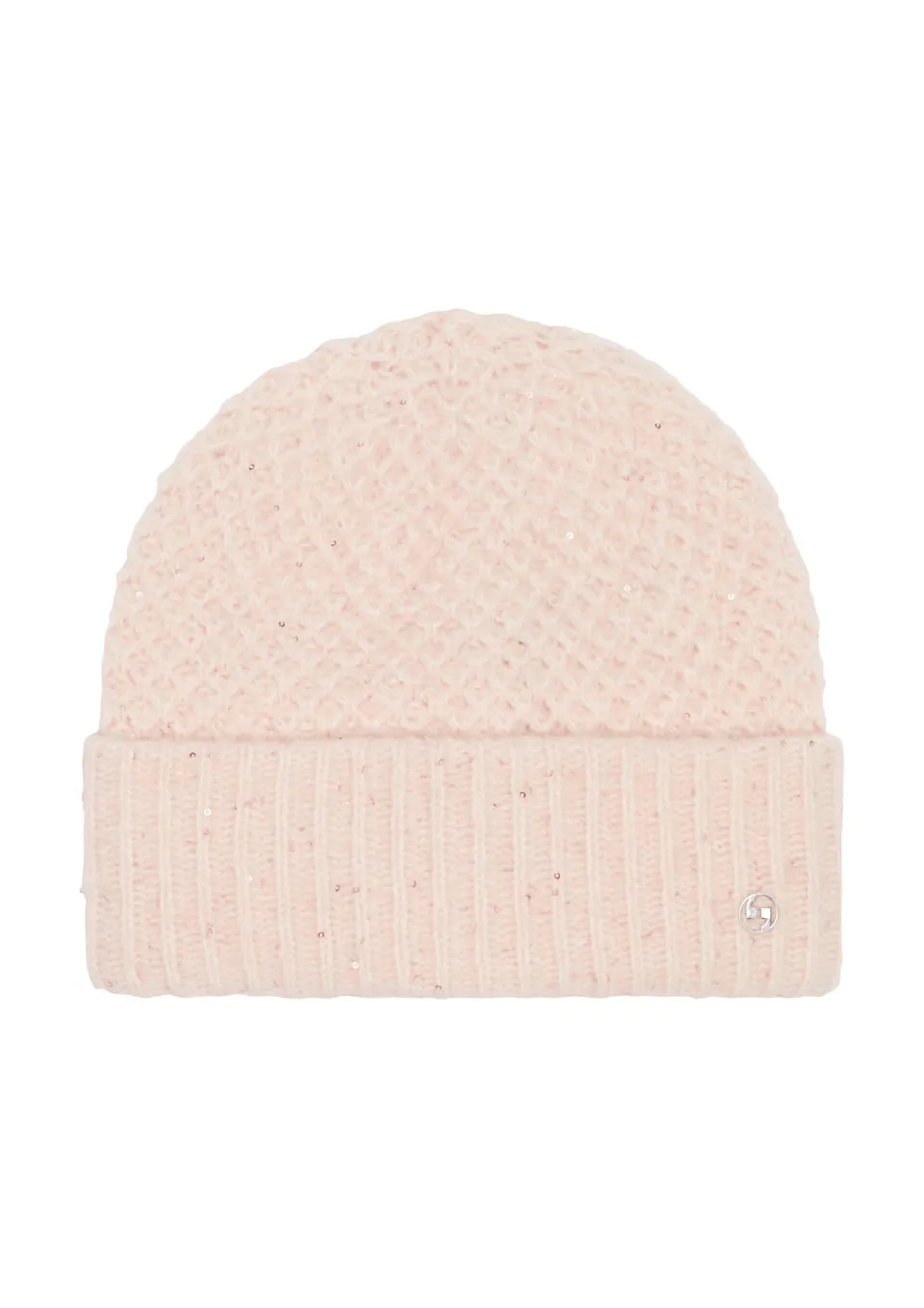 comma-2158685-strickm-tze-pailletten-damen-m-tze-rosa image 1