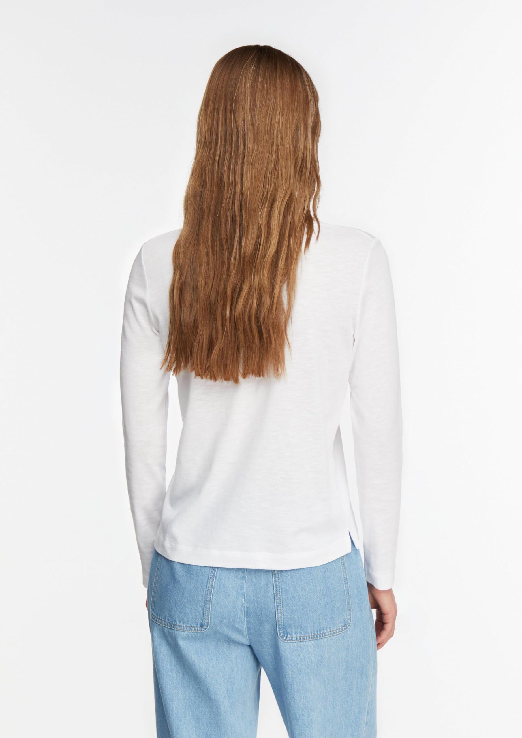 comma-tops-t-shirt-langarm-2177491-basic-schwarz image 7